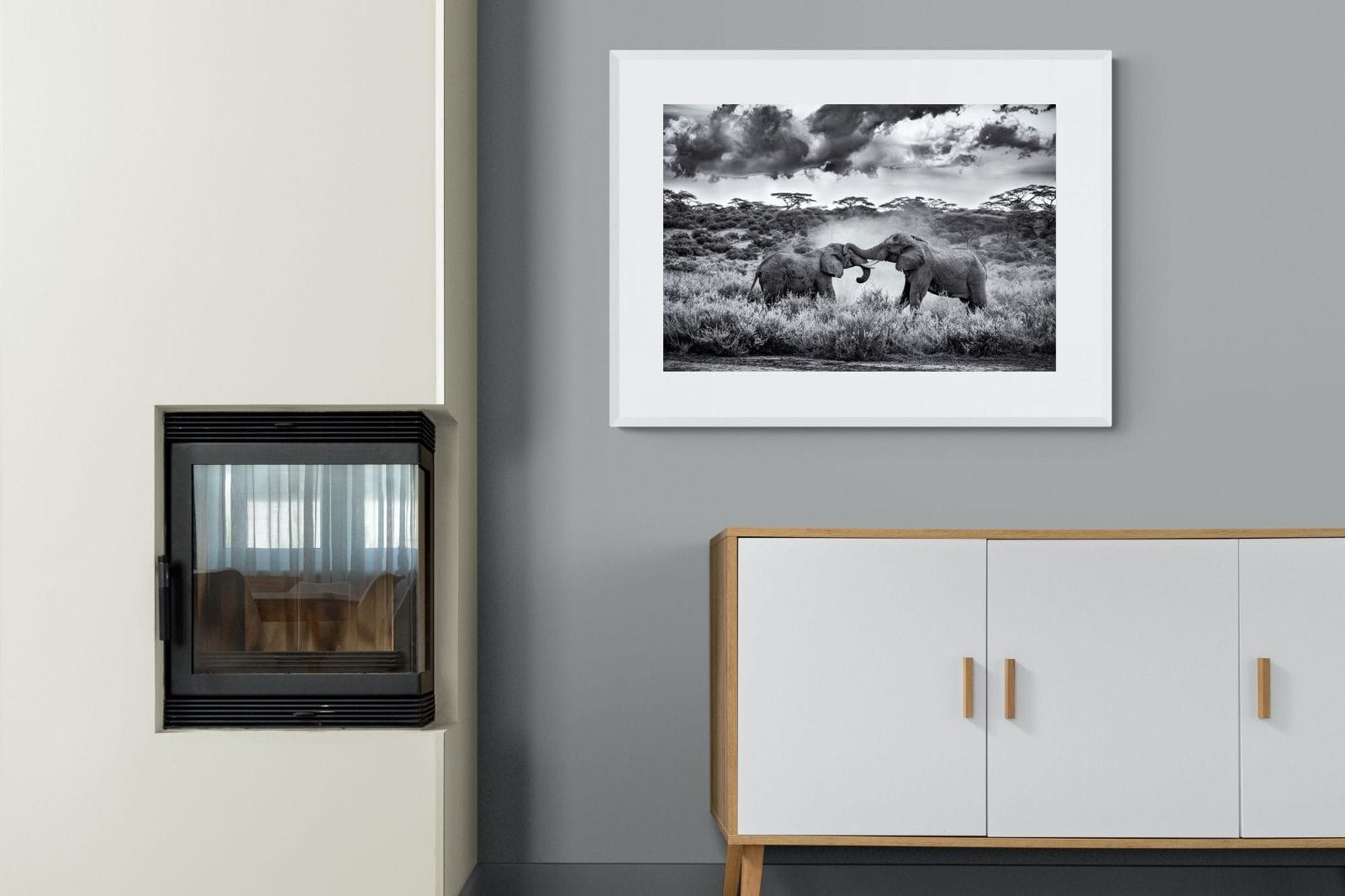 Giants-Wall_Art-100 x 75cm-Framed Print-White-Pixalot