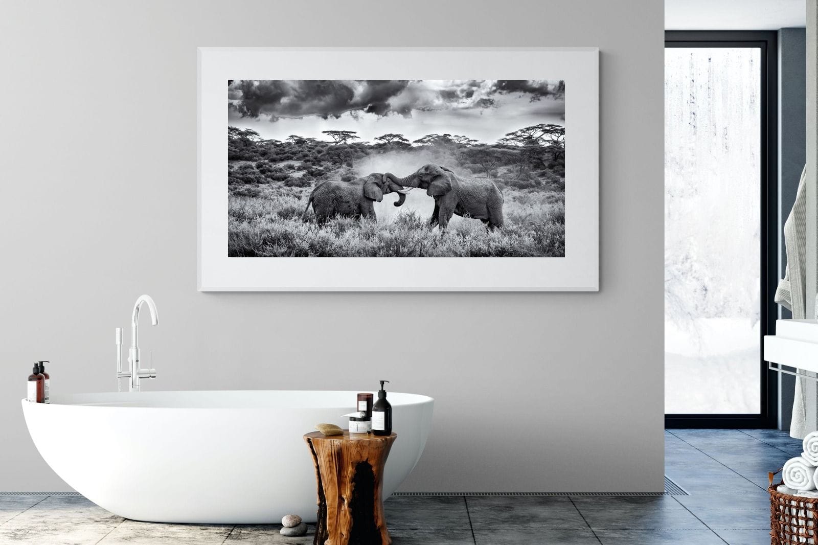 Giants-Wall_Art-180 x 110cm-Framed Print-White-Pixalot