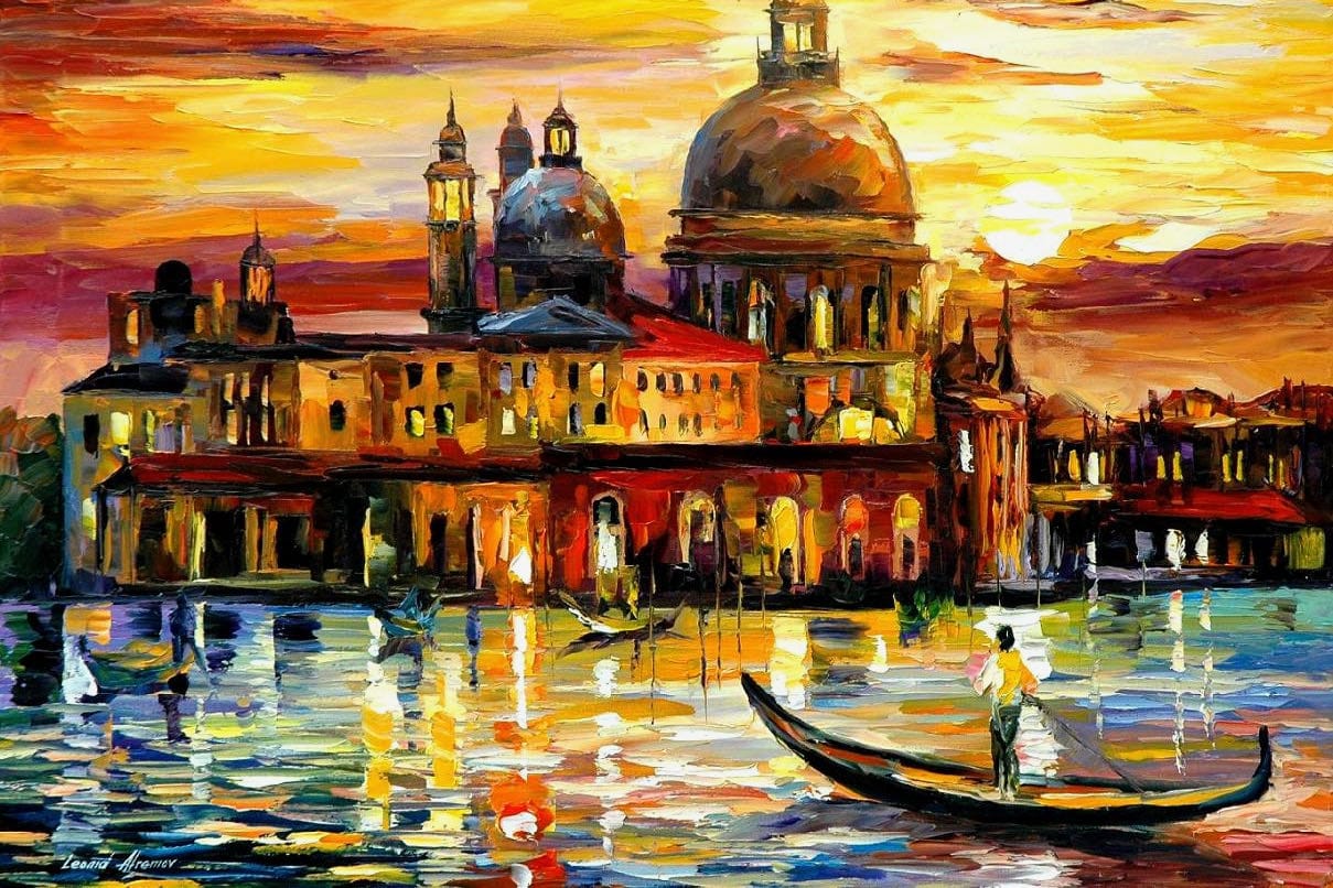 Golden Skies of Venice-Wall_Art-Pixalot