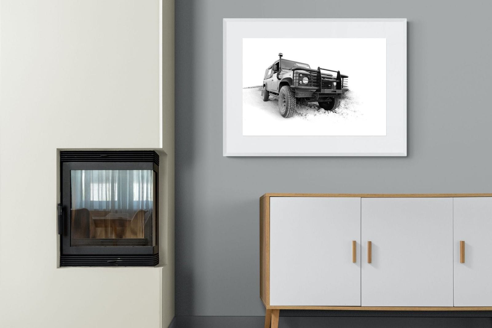 High Key Landy-Wall_Art-100 x 75cm-Framed Print-White-Pixalot