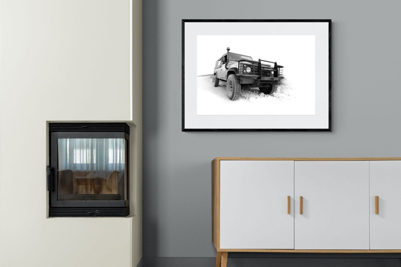 High Key Landy-Wall_Art-100 x 75cm-Framed Print-Black-Pixalot