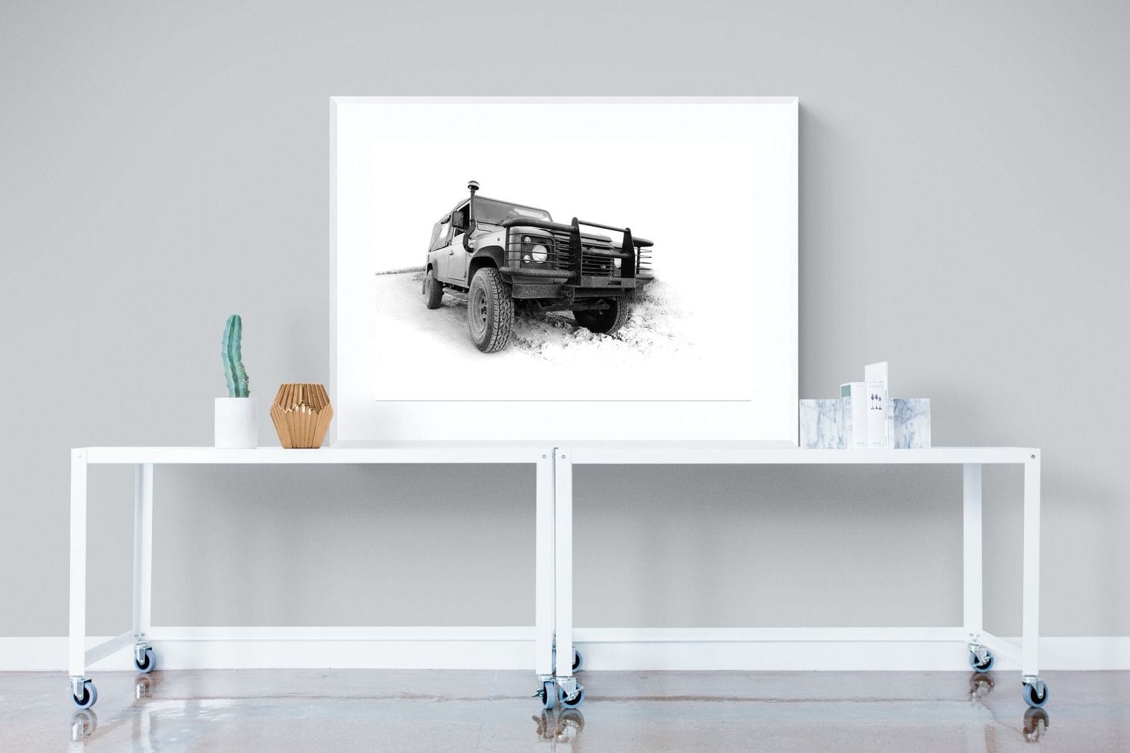 High Key Landy-Wall_Art-120 x 90cm-Framed Print-White-Pixalot