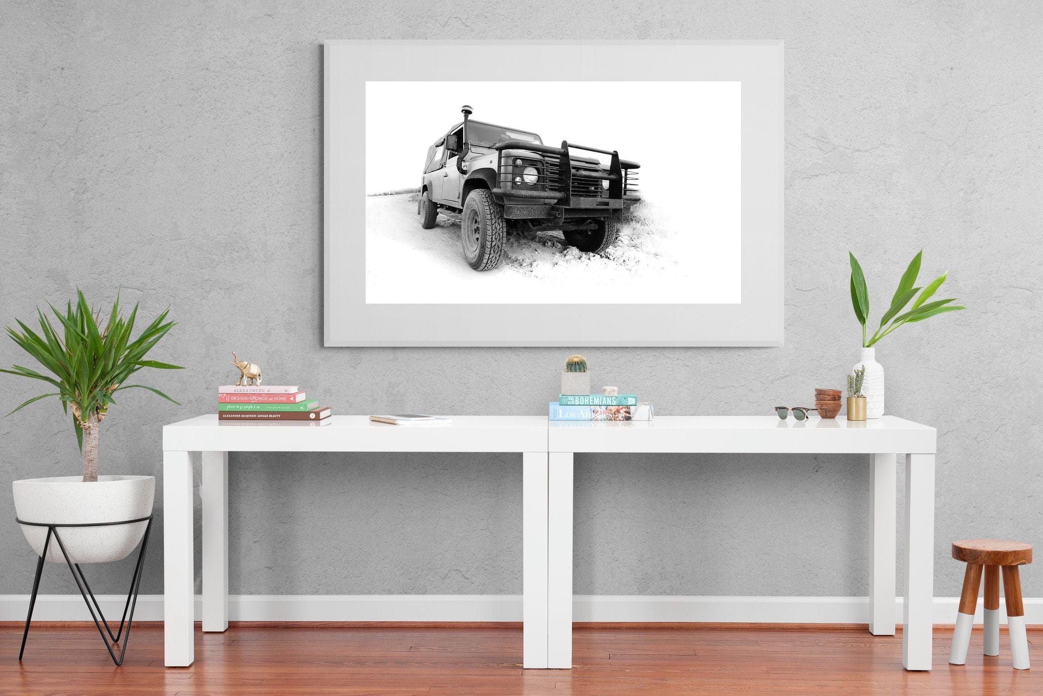 High Key Landy-Wall_Art-150 x 100cm-Framed Print-White-Pixalot