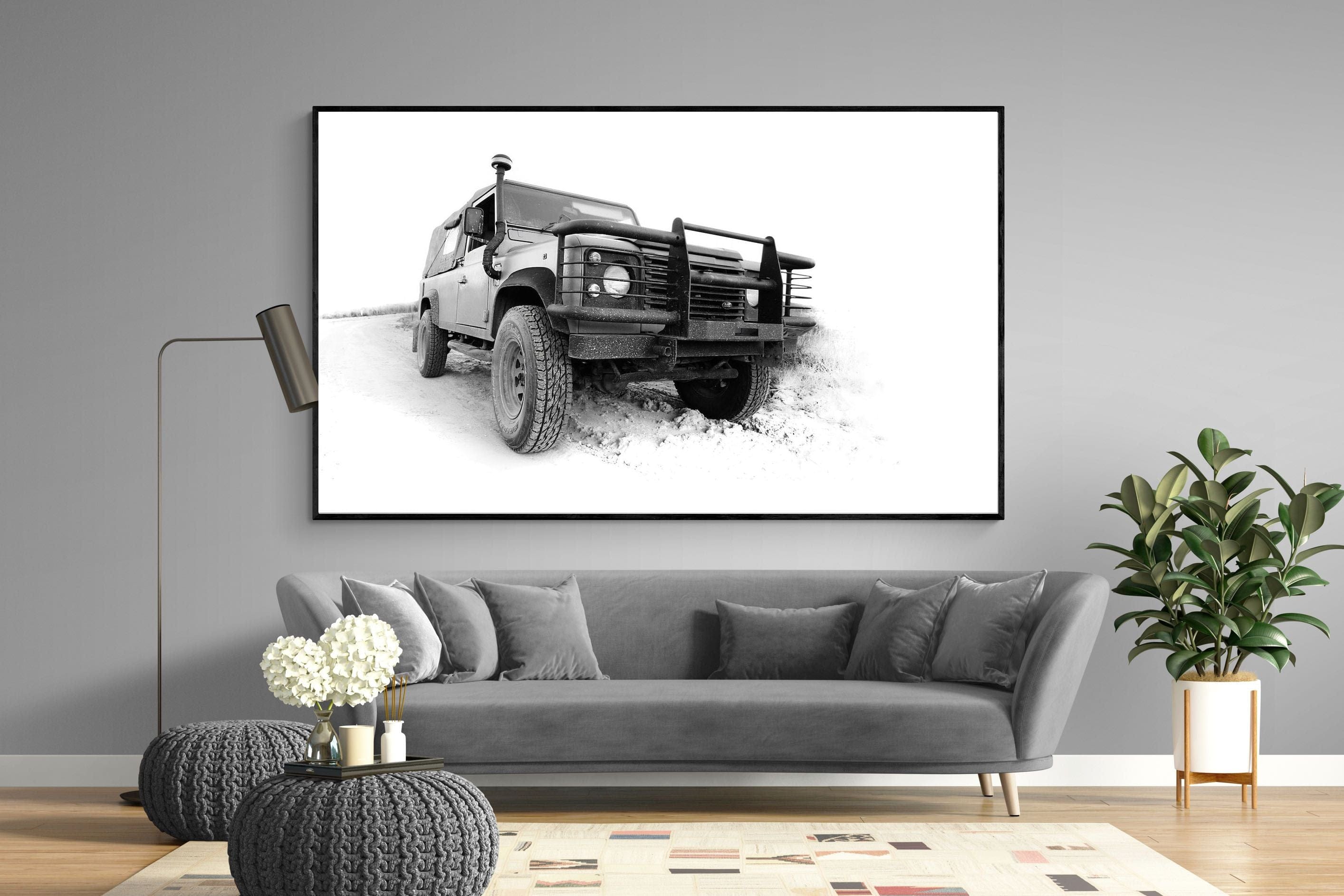 High Key Landy-Wall_Art-220 x 130cm-Mounted Canvas-Black-Pixalot