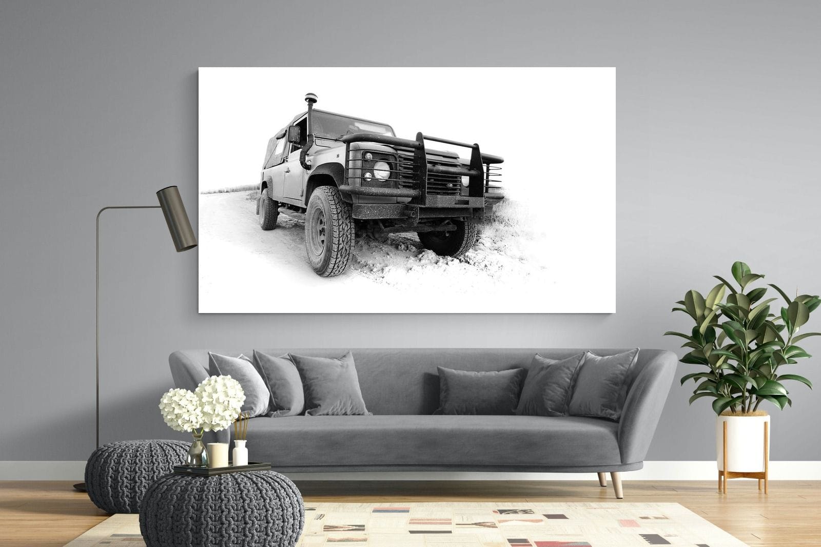 High Key Landy-Wall_Art-220 x 130cm-Mounted Canvas-No Frame-Pixalot