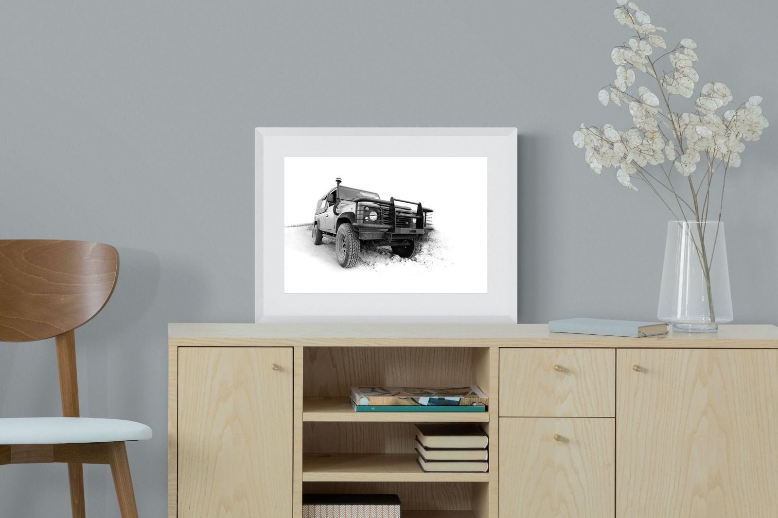 High Key Landy-Wall_Art-60 x 45cm-Framed Print-White-Pixalot