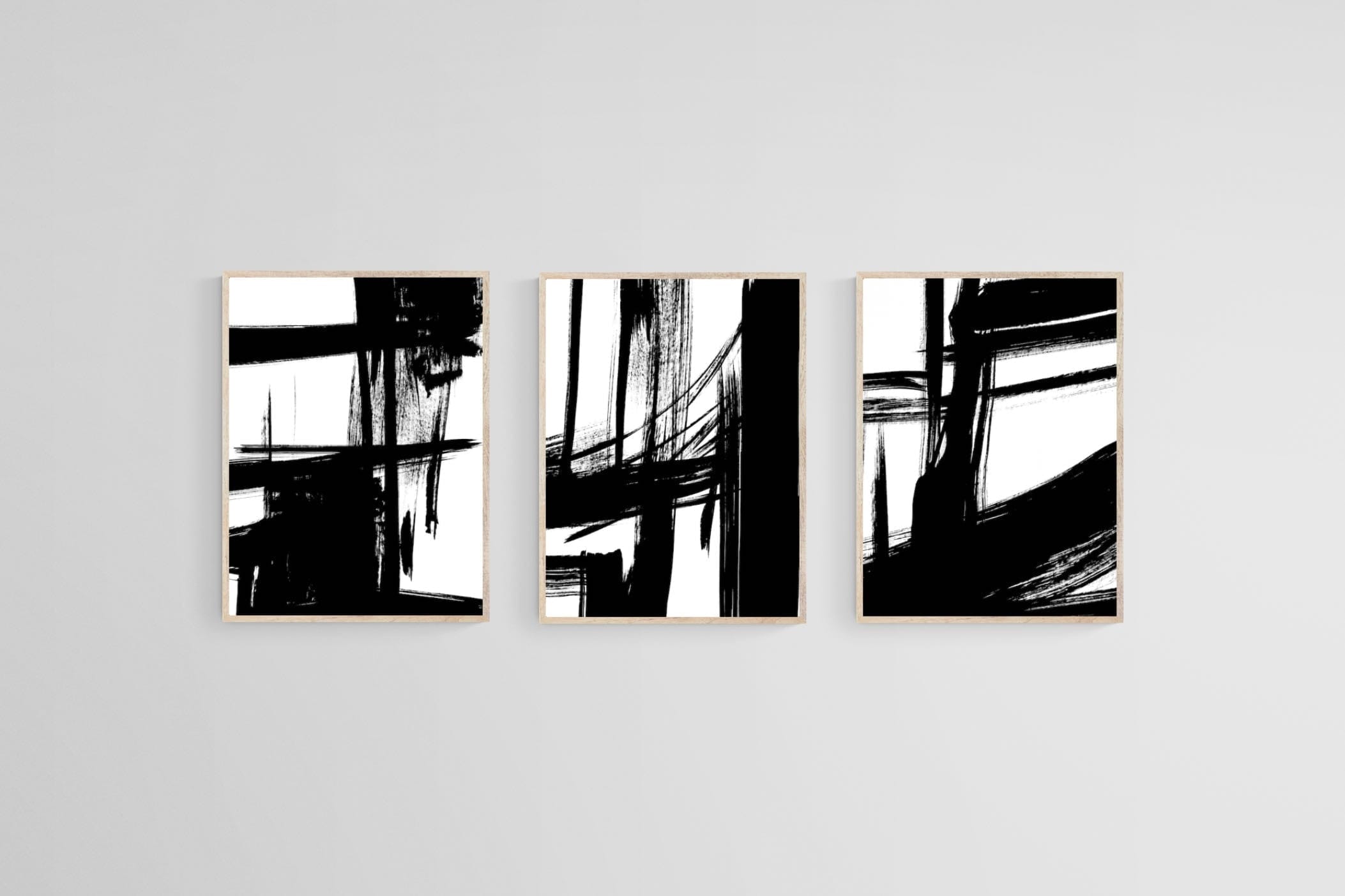 Hijinks Set-Wall_Art-45 x 60cm (x3)-Mounted Canvas-Wood-Pixalot