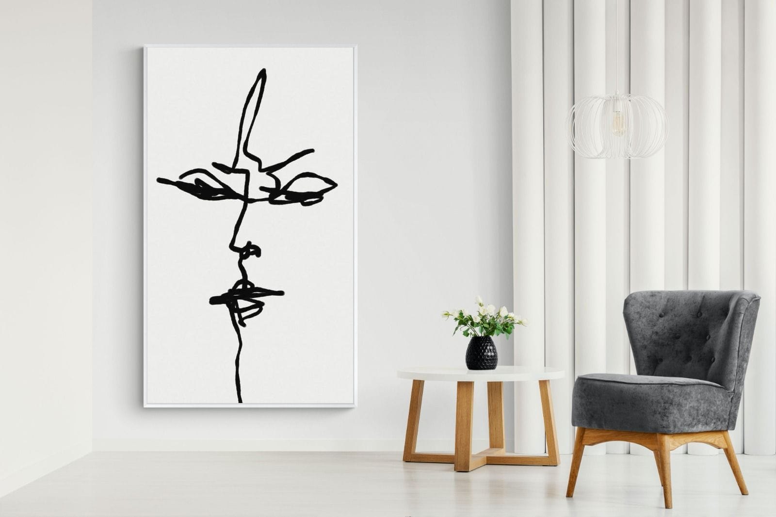 Him-Wall_Art-130 x 220cm-Mounted Canvas-White-Pixalot