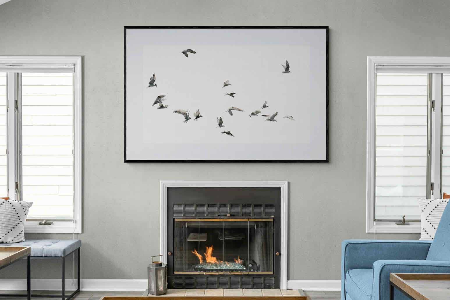 In Flight-Wall_Art-150 x 100cm-Framed Print-Wood-Pixalot