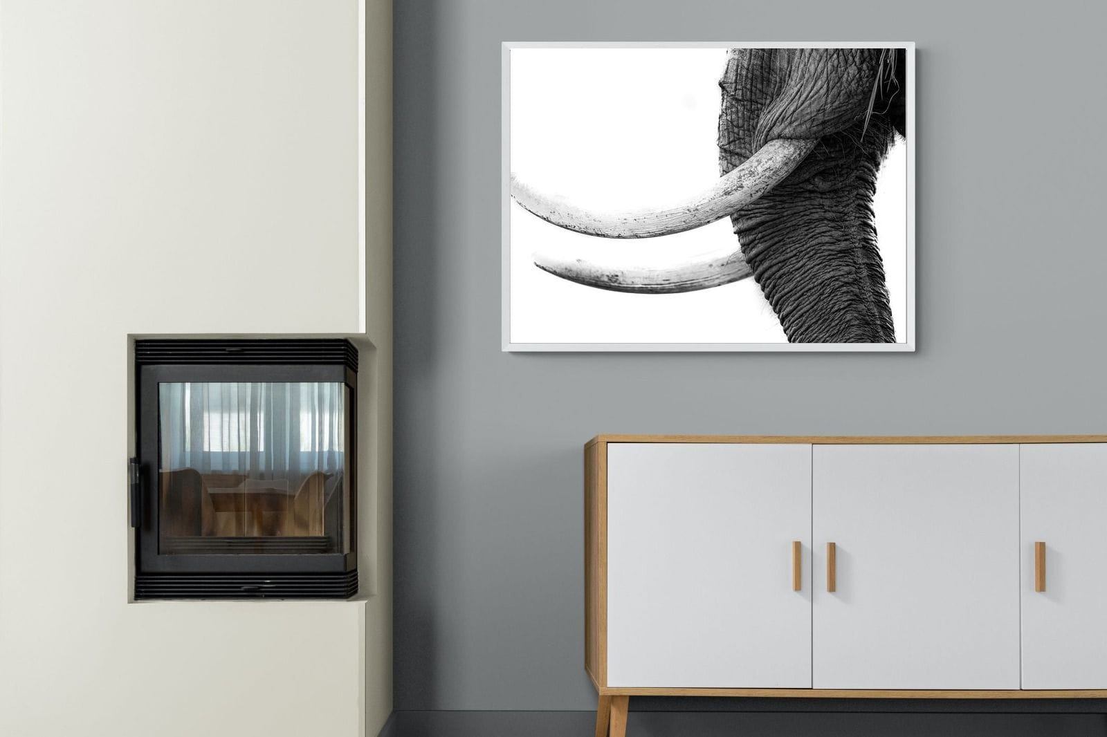 Ivory-Wall_Art-100 x 75cm-Mounted Canvas-White-Pixalot