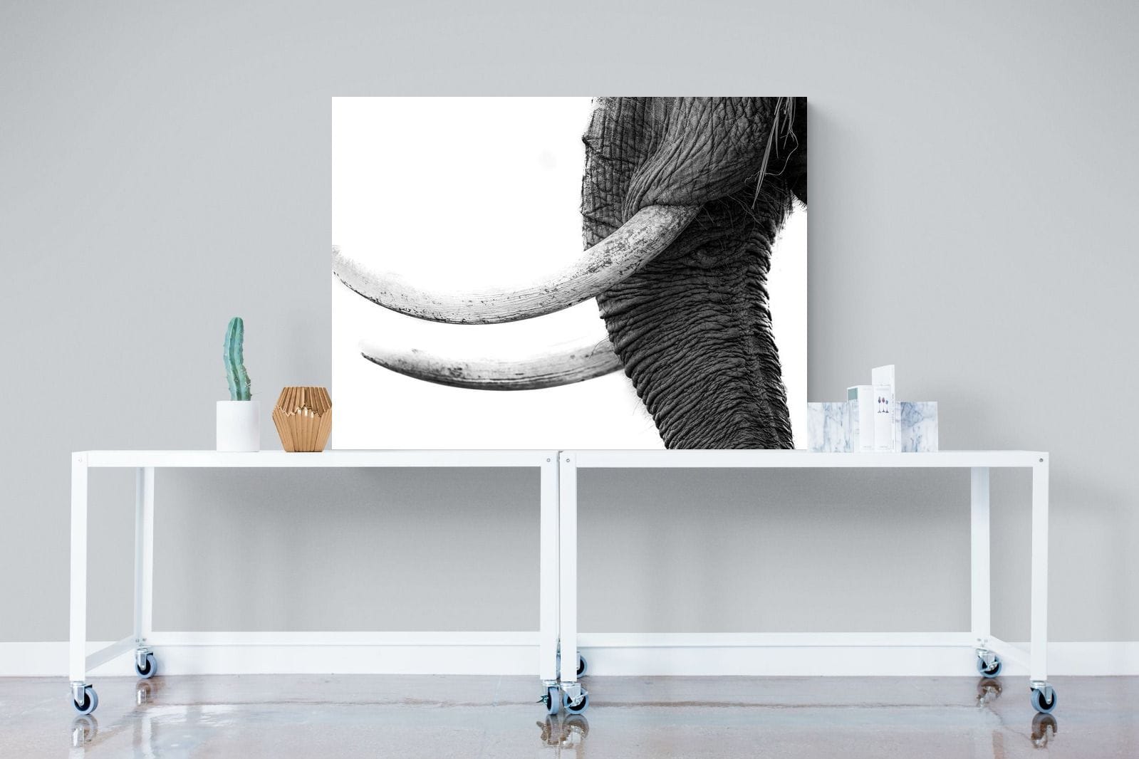Ivory-Wall_Art-120 x 90cm-Mounted Canvas-No Frame-Pixalot