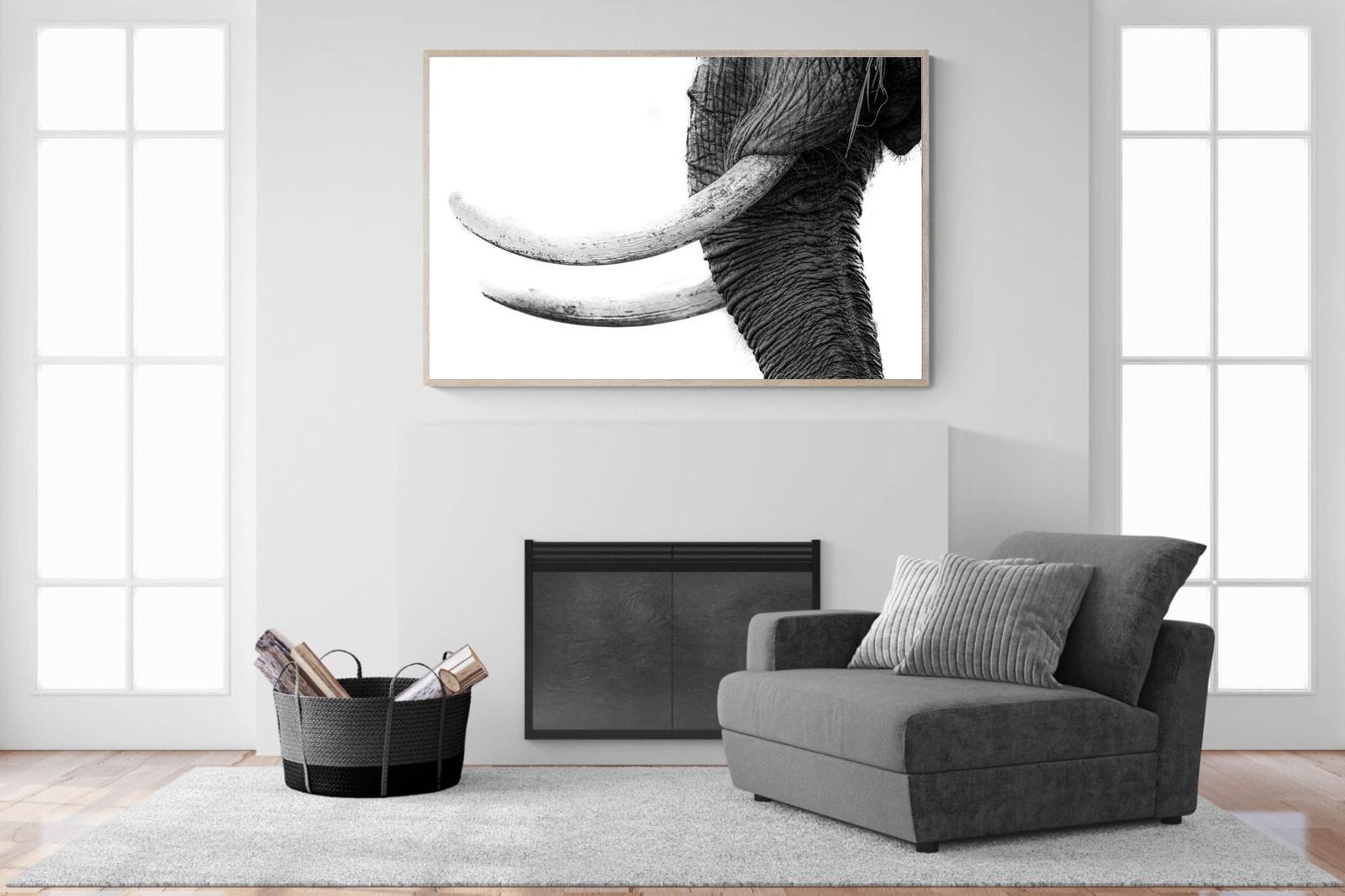 Ivory-Wall_Art-150 x 100cm-Mounted Canvas-Wood-Pixalot