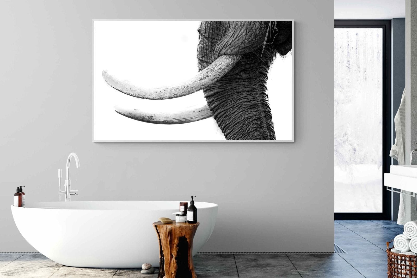 Ivory-Wall_Art-180 x 110cm-Mounted Canvas-White-Pixalot