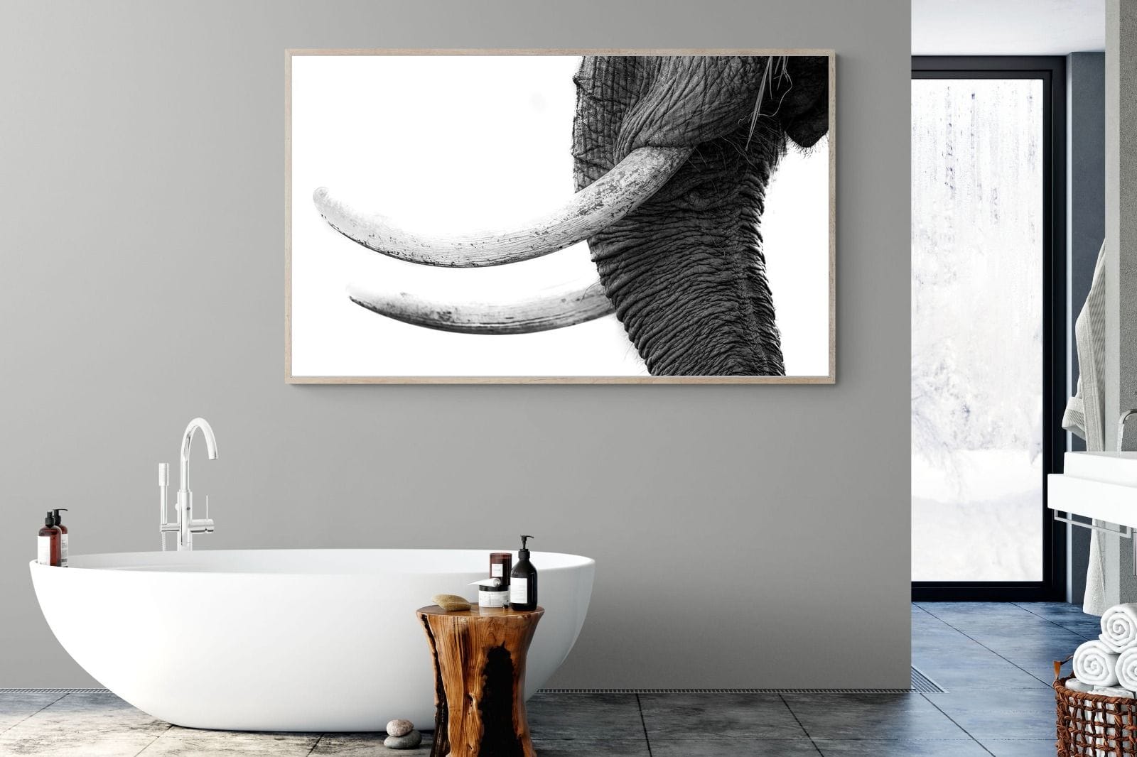 Ivory-Wall_Art-180 x 110cm-Mounted Canvas-Wood-Pixalot