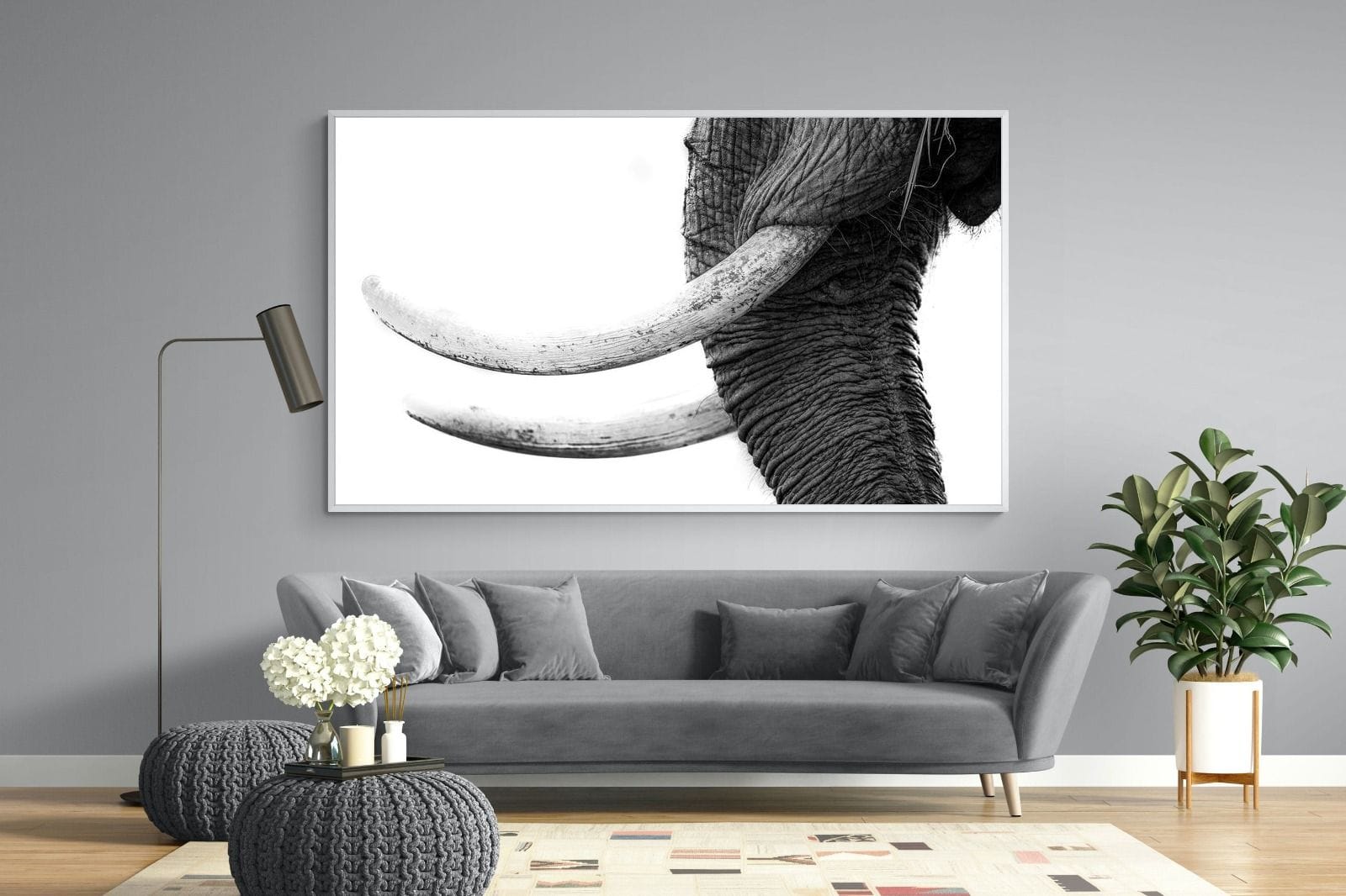 Ivory-Wall_Art-220 x 130cm-Mounted Canvas-White-Pixalot