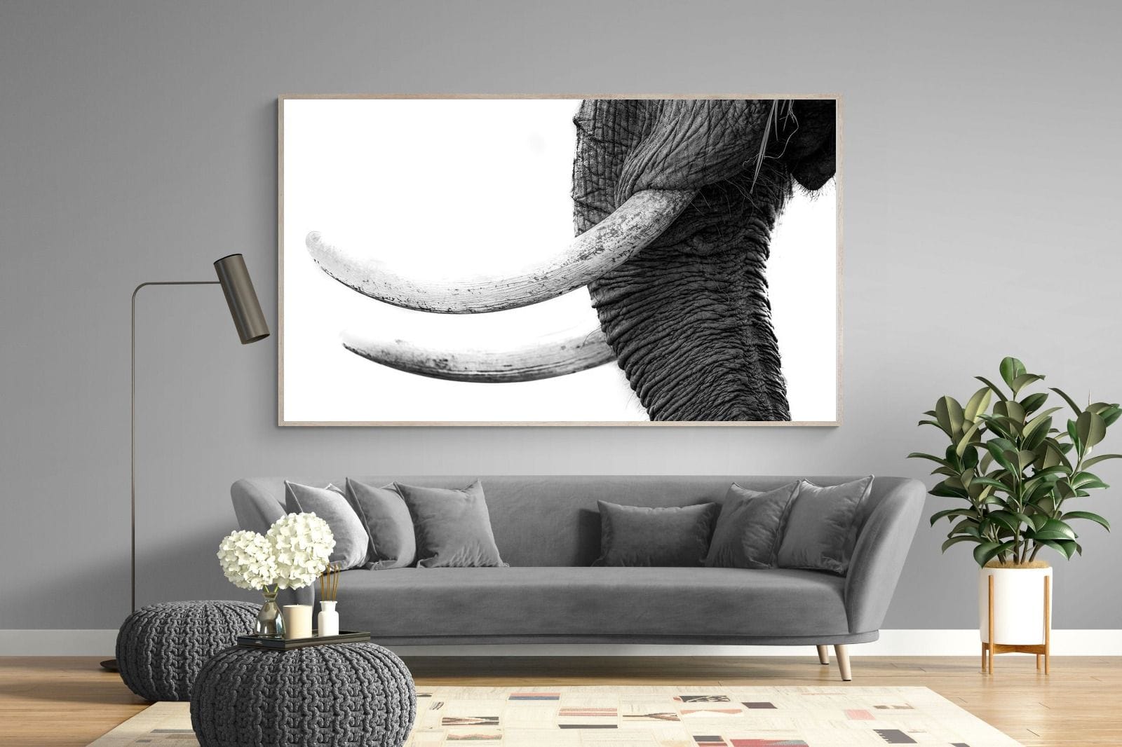 Ivory-Wall_Art-220 x 130cm-Mounted Canvas-Wood-Pixalot