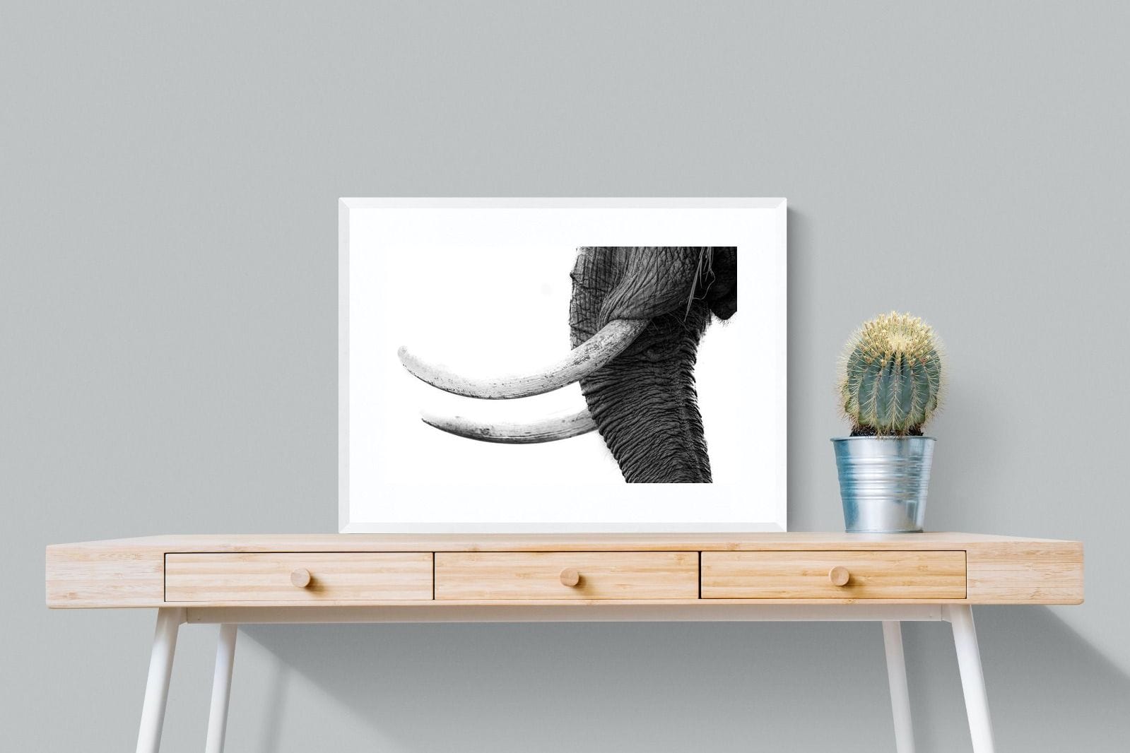 Ivory-Wall_Art-80 x 60cm-Framed Print-White-Pixalot