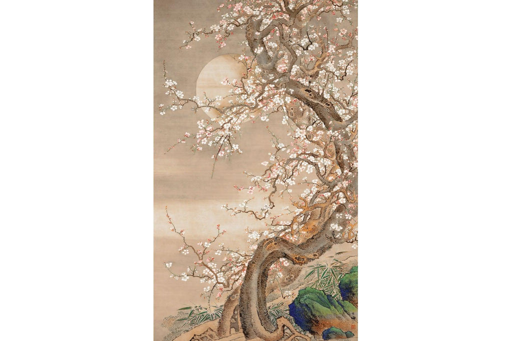 Japanese Plum Blossoms-Wall_Art-Pixalot