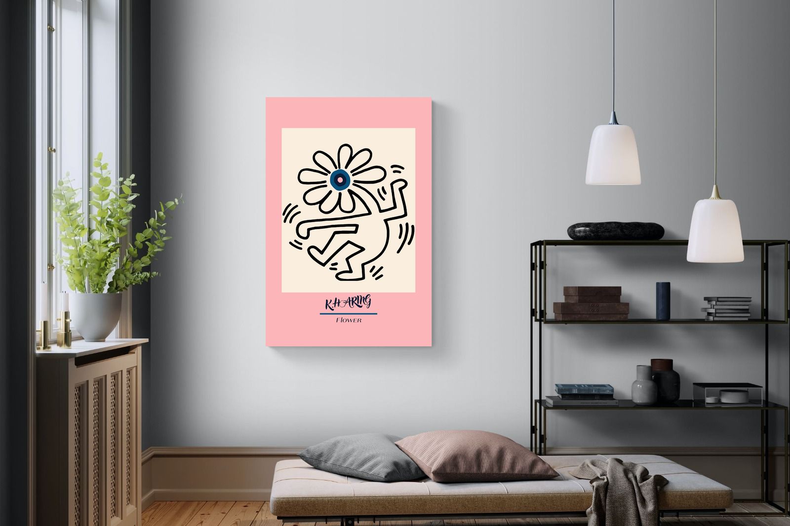 Pixalot Keith Haring Flower