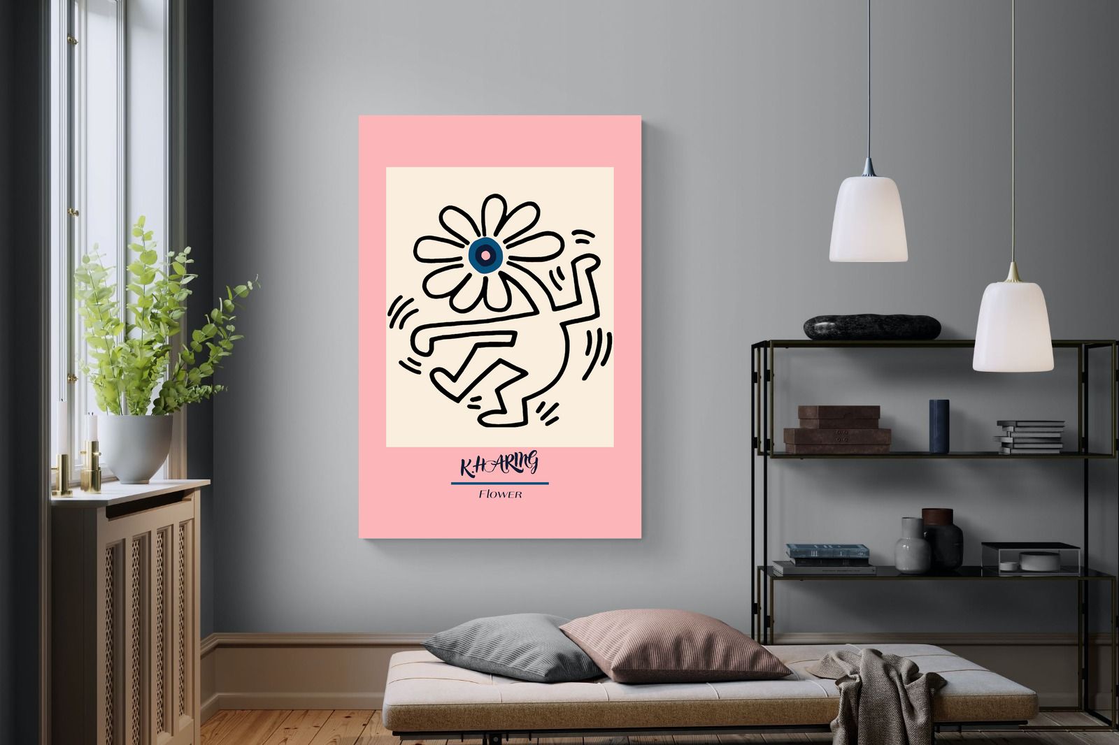 Pixalot Keith Haring Flower