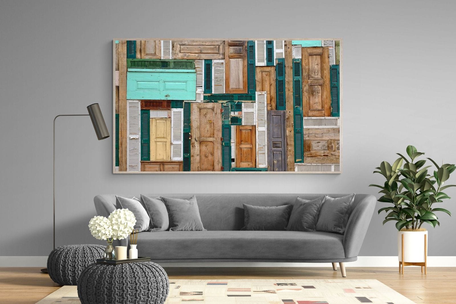 Knock Knock-Wall_Art-220 x 130cm-Mounted Canvas-Wood-Pixalot