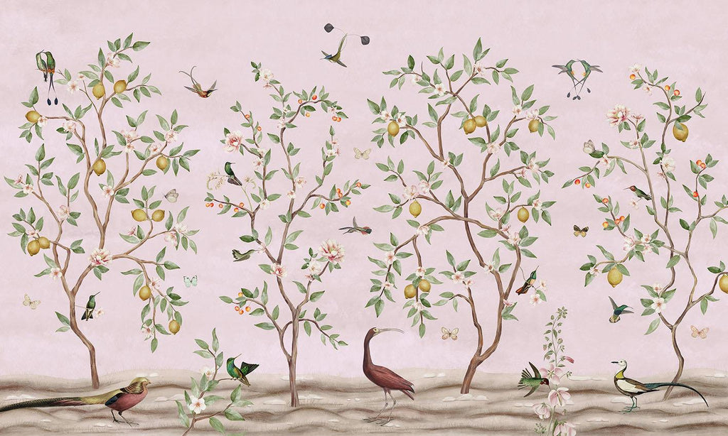 Lemon Tree (Pink)-Wall_Art-Pixalot