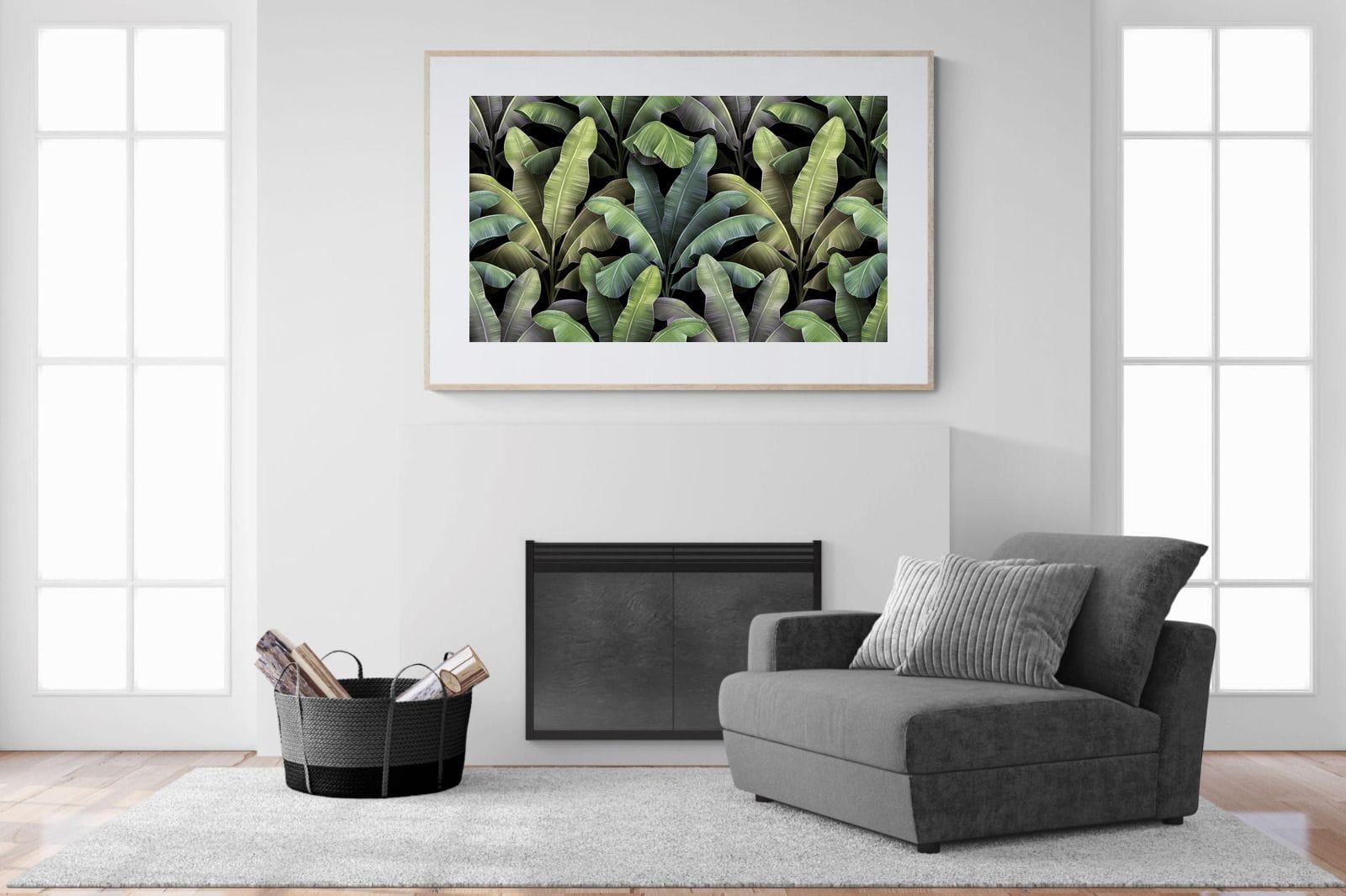 Lost in the Jungle-Wall_Art-150 x 100cm-Framed Print-Wood-Pixalot