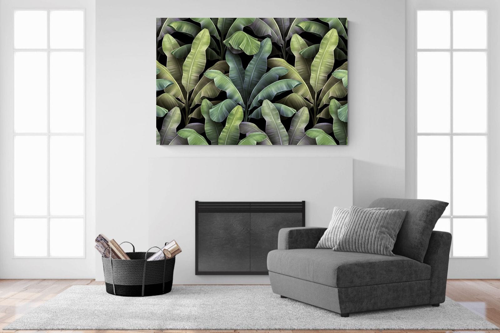 Lost in the Jungle-Wall_Art-150 x 100cm-Mounted Canvas-No Frame-Pixalot