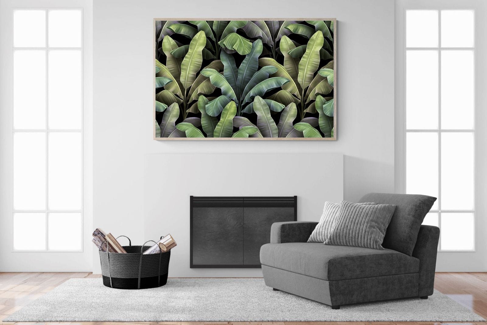 Lost in the Jungle-Wall_Art-150 x 100cm-Mounted Canvas-Wood-Pixalot