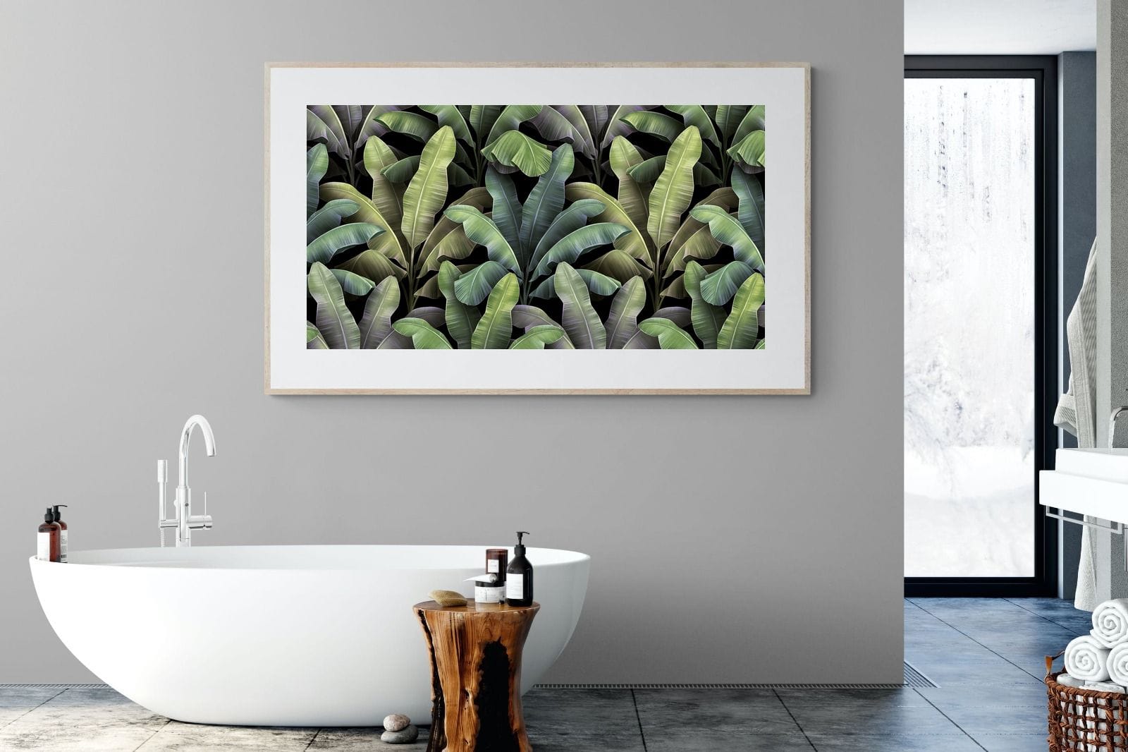 Lost in the Jungle-Wall_Art-180 x 110cm-Framed Print-Wood-Pixalot