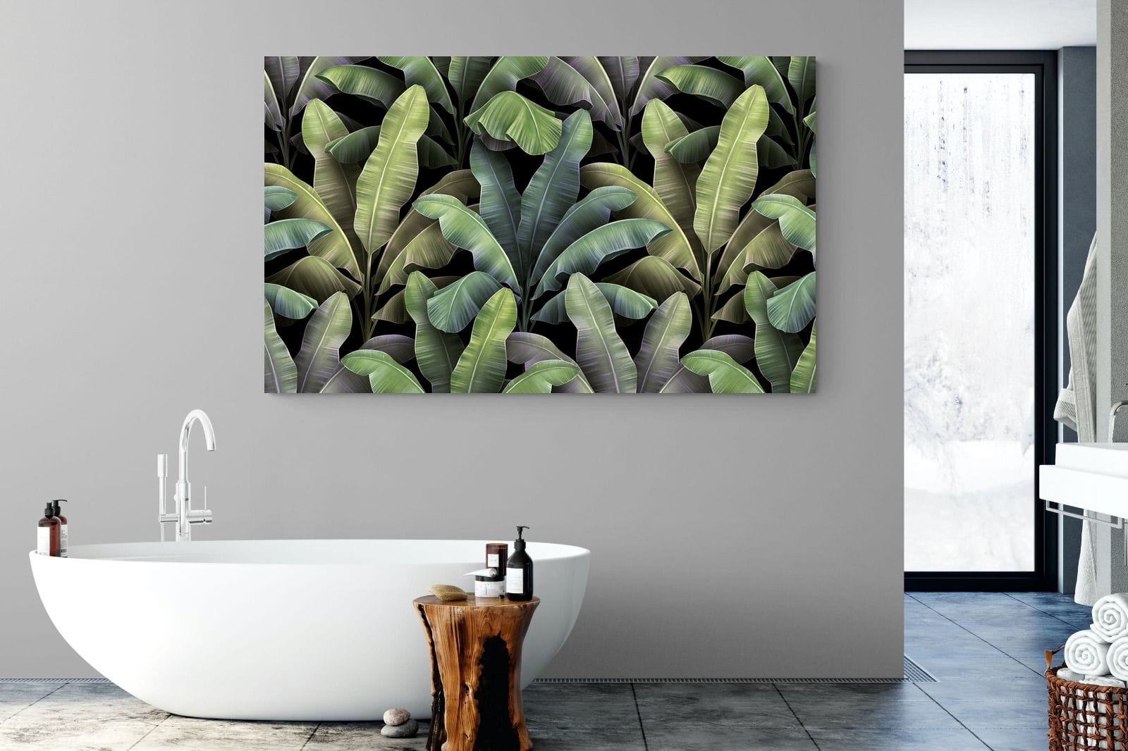 Lost in the Jungle-Wall_Art-180 x 110cm-Mounted Canvas-No Frame-Pixalot