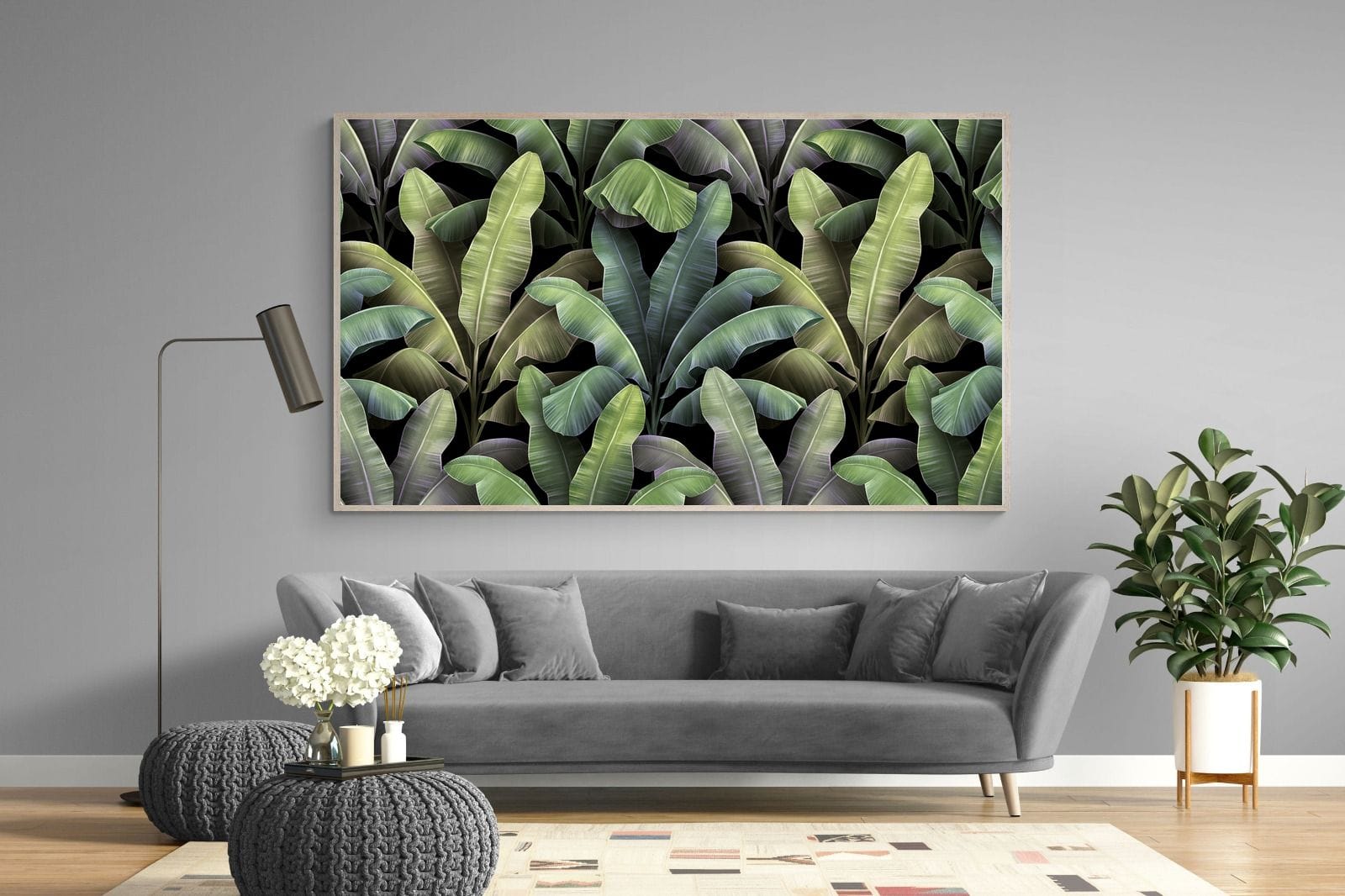Lost in the Jungle-Wall_Art-220 x 130cm-Mounted Canvas-Wood-Pixalot