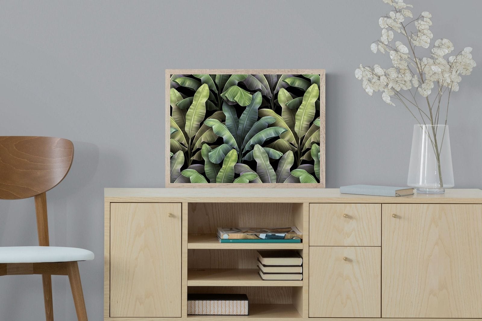 Lost in the Jungle-Wall_Art-60 x 45cm-Mounted Canvas-Wood-Pixalot