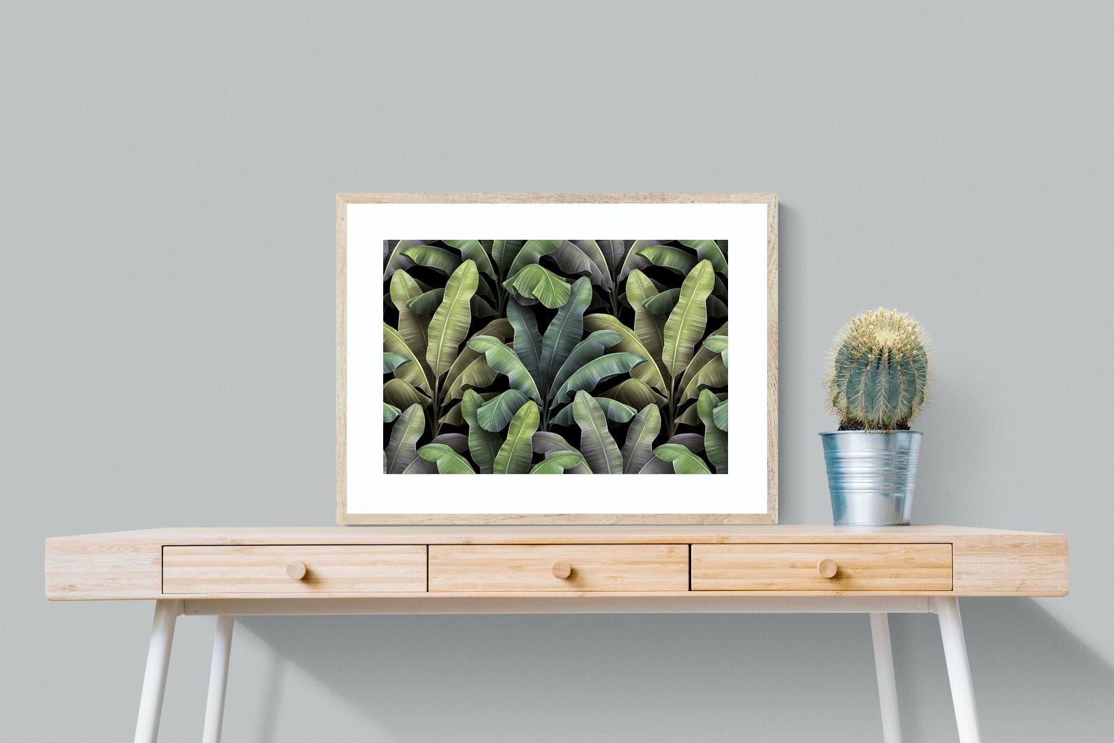 Lost in the Jungle-Wall_Art-80 x 60cm-Framed Print-Wood-Pixalot