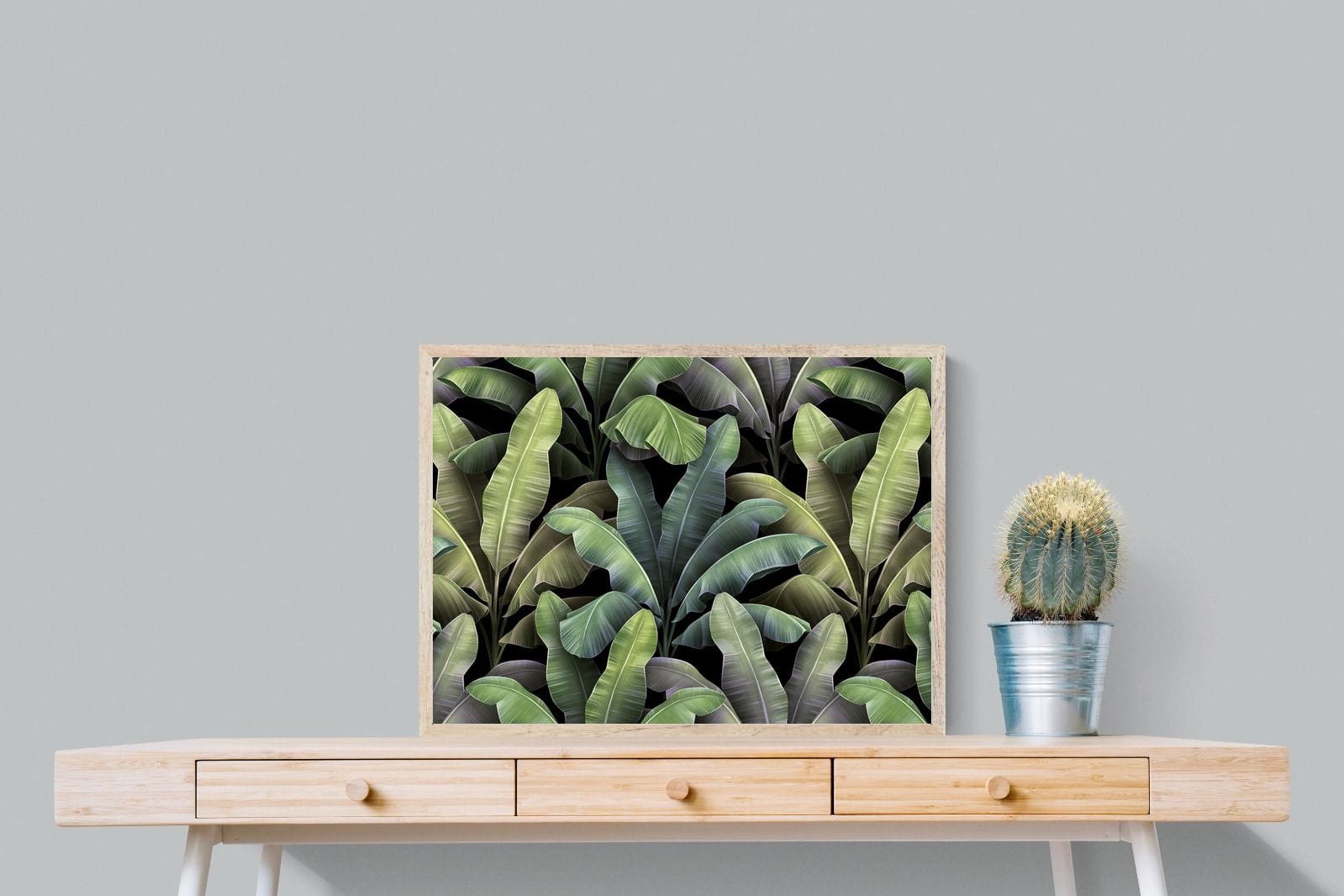 Lost in the Jungle-Wall_Art-80 x 60cm-Mounted Canvas-Wood-Pixalot