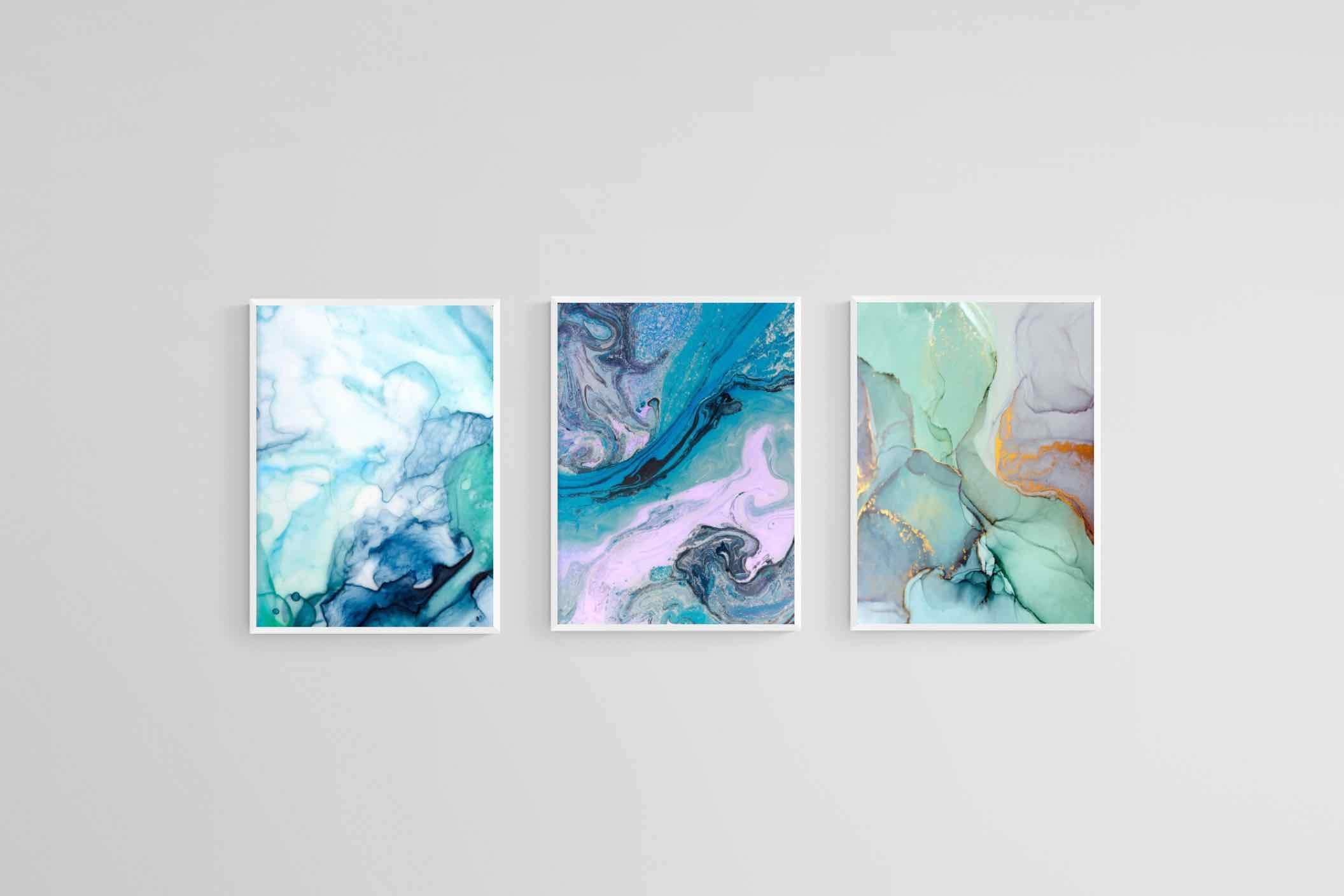 Marble Set-Wall_Art-45 x 60cm (x3)-Mounted Canvas-White-Pixalot