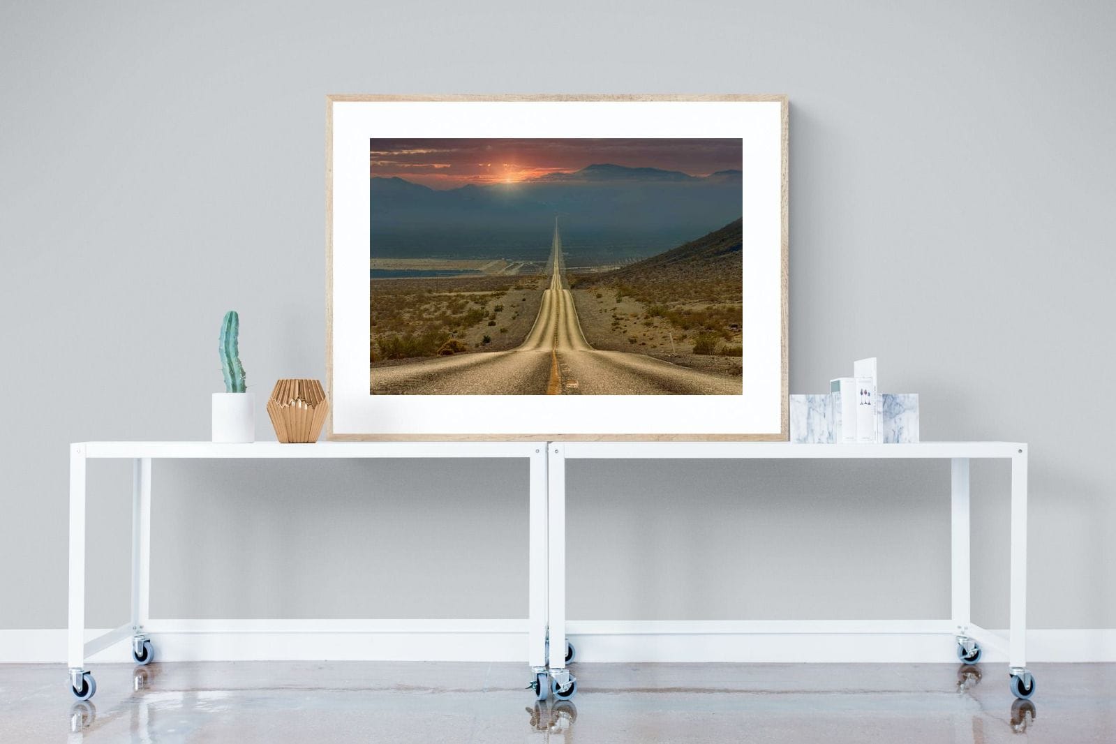 My Way-Wall_Art-120 x 90cm-Framed Print-Wood-Pixalot