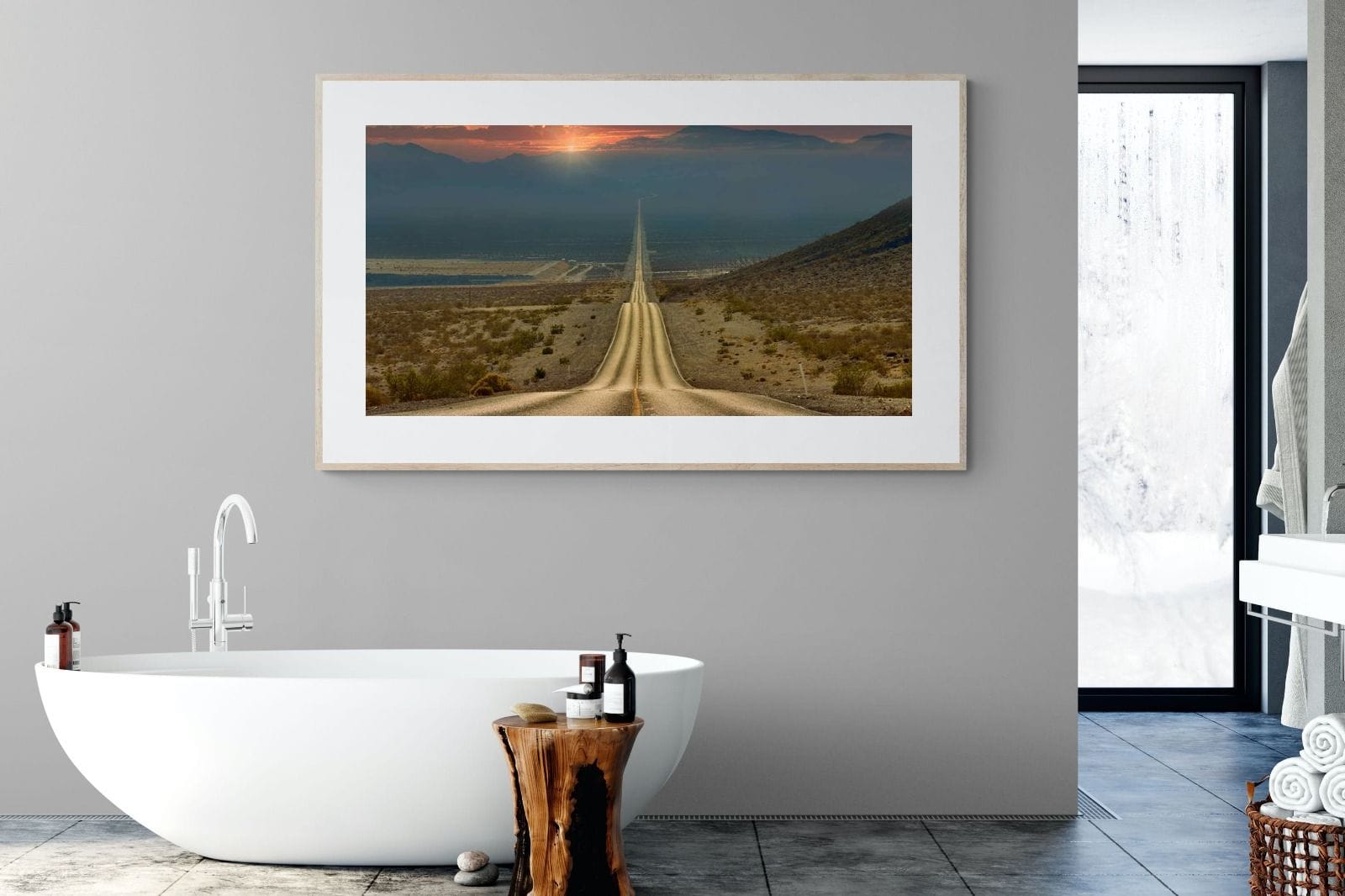 My Way-Wall_Art-180 x 110cm-Framed Print-Wood-Pixalot