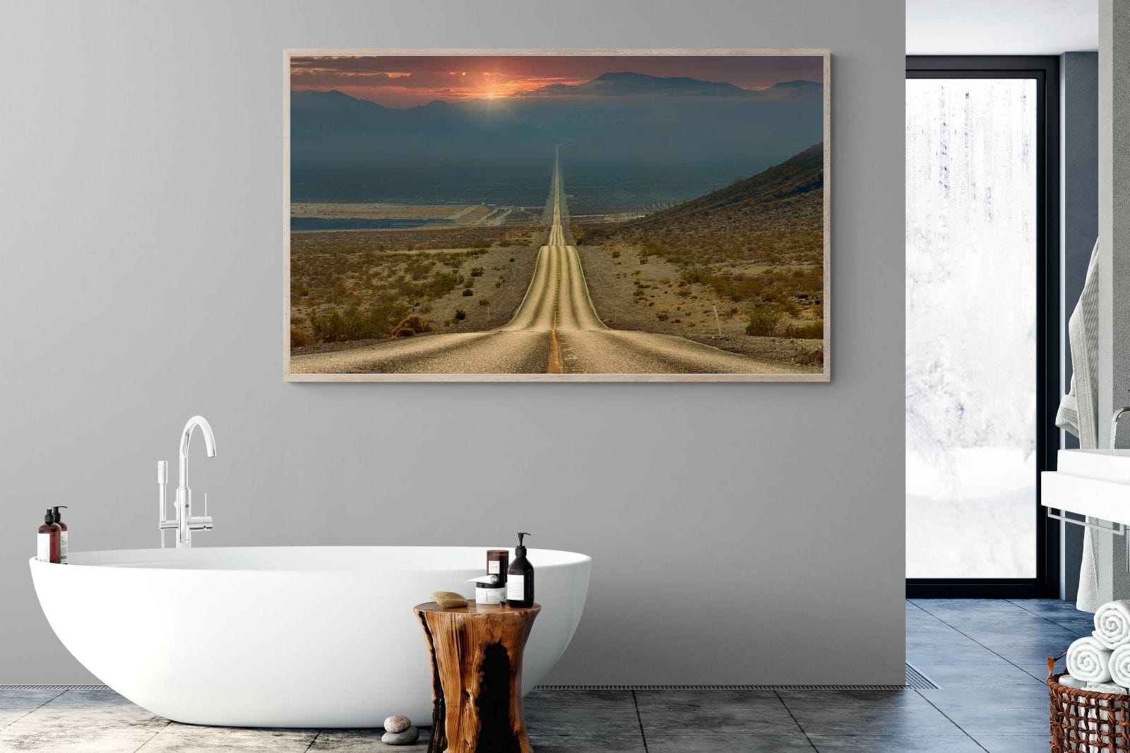 My Way-Wall_Art-180 x 110cm-Mounted Canvas-Wood-Pixalot