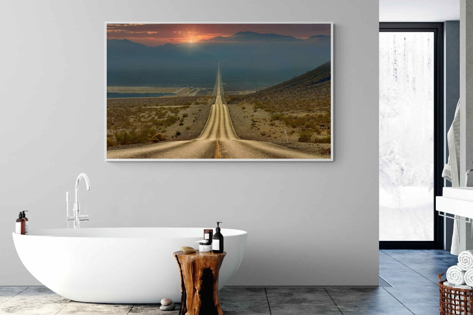 My Way-Wall_Art-180 x 110cm-Mounted Canvas-White-Pixalot