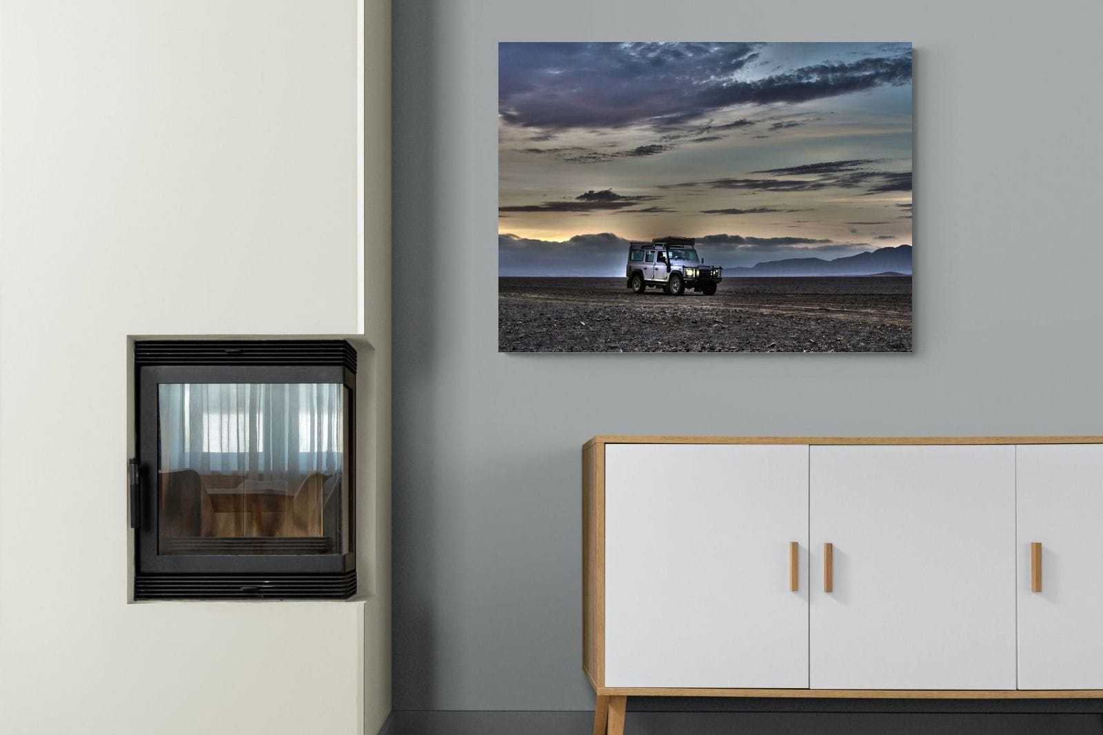 Namibian Defender-Wall_Art-100 x 75cm-Mounted Canvas-No Frame-Pixalot
