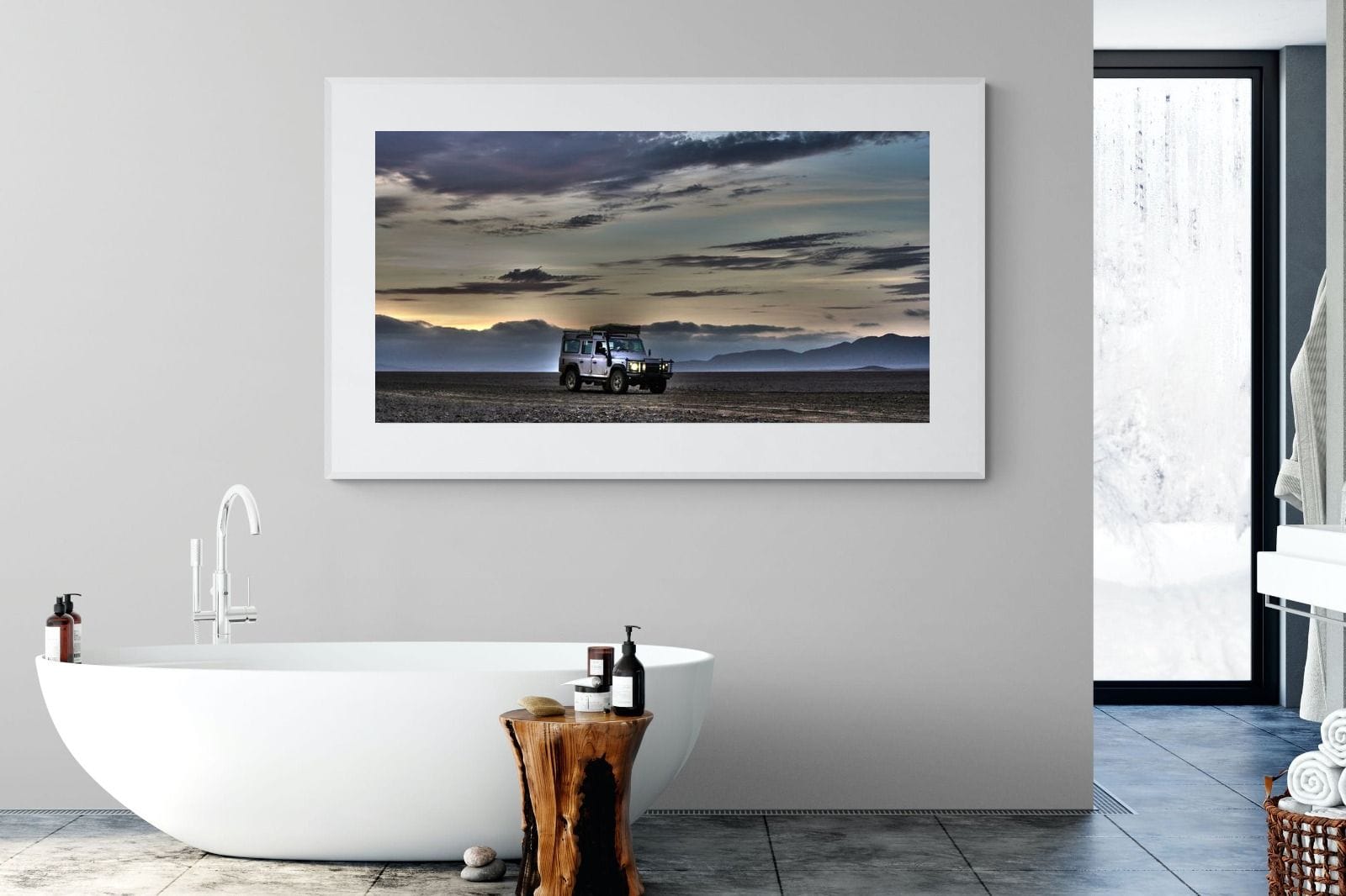 Namibian Defender-Wall_Art-180 x 110cm-Framed Print-White-Pixalot