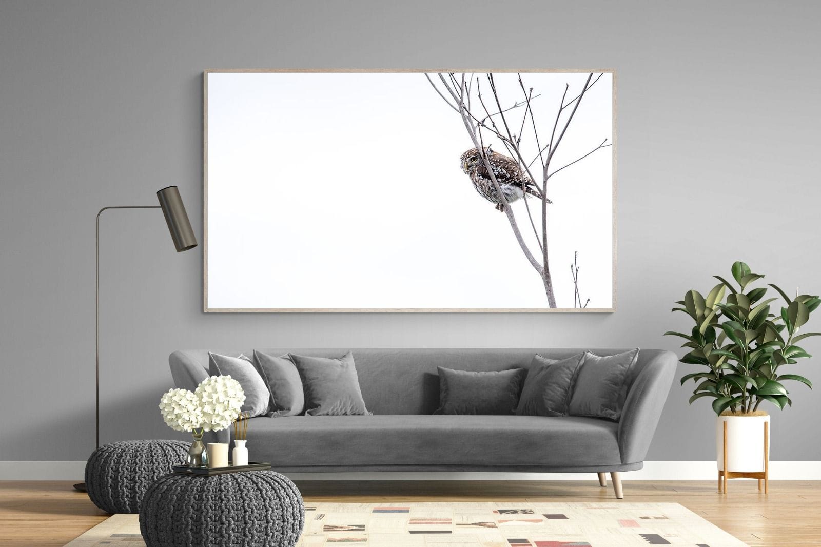 Pearl-Spotted Owlet-Wall_Art-220 x 130cm-Mounted Canvas-Wood-Pixalot