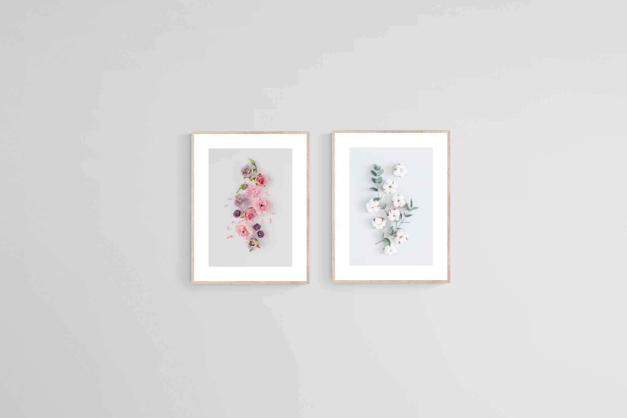 Petals Set-Wall_Art-45 x 60cm (x2)-Framed Print-Wood-Pixalot