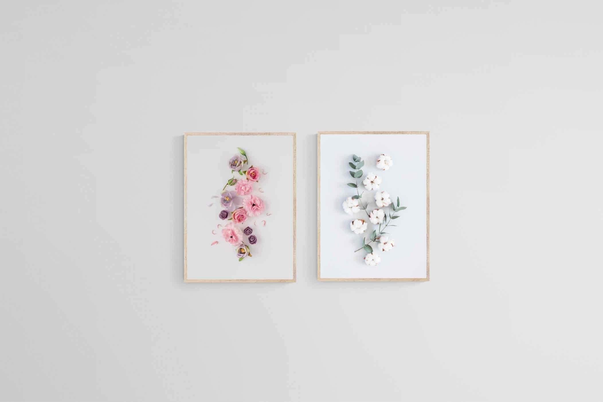 Petals Set-Wall_Art-45 x 60cm (x2)-Mounted Canvas-Wood-Pixalot