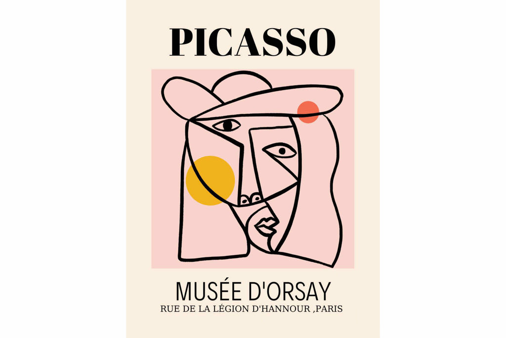 Picasso Exhibition Poster #1-Wall_Art-Pixalot