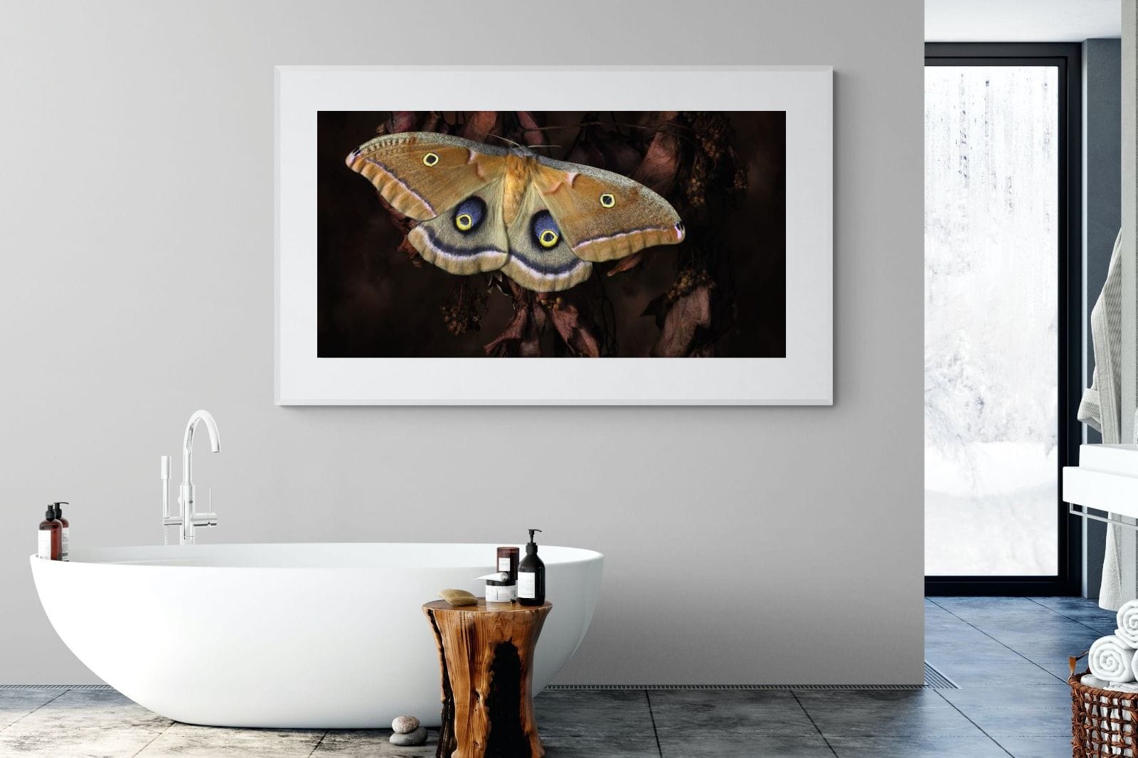 Polyphemus-Wall_Art-180 x 110cm-Framed Print-White-Pixalot