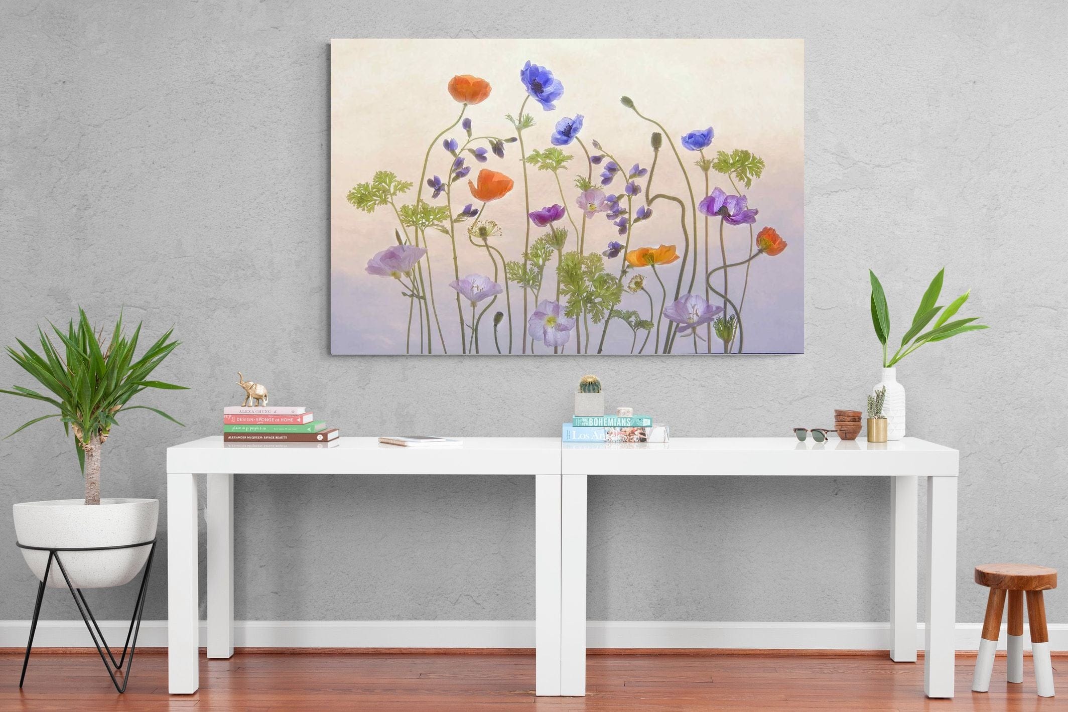 Poppy Anemone-Wall_Art-150 x 100cm-Mounted Canvas-No Frame-Pixalot