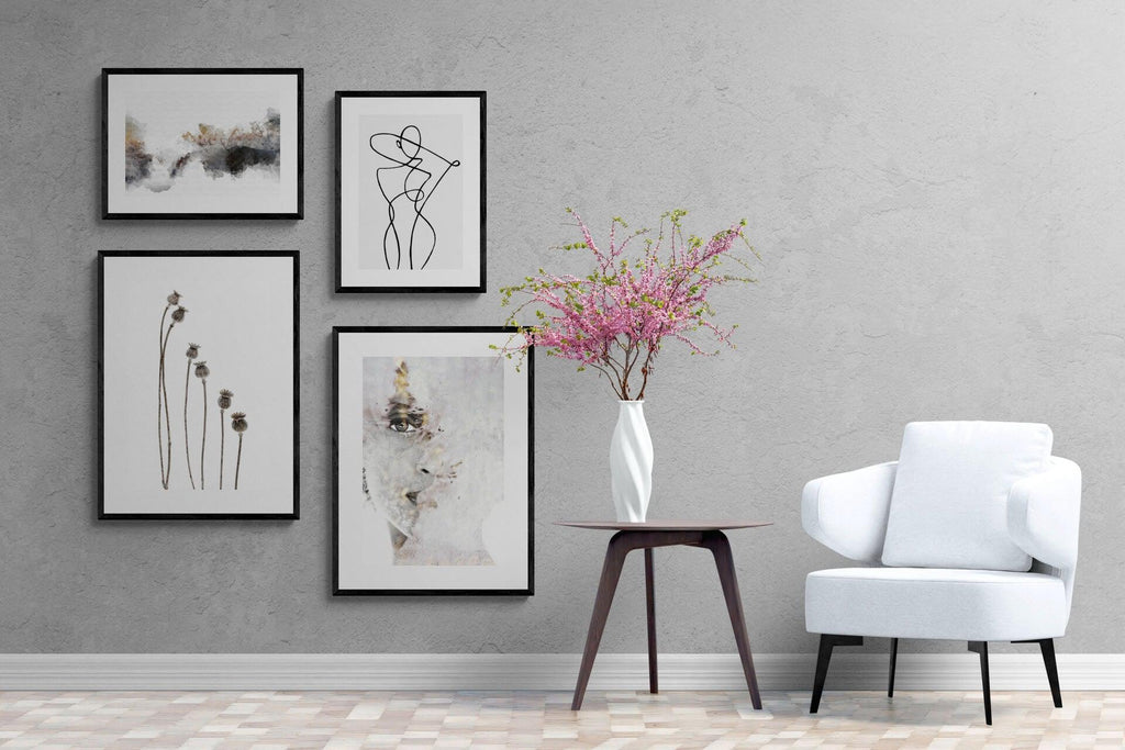 Raw Beauty Gallery Wall Set-Wall_Art-Framed Print-Black-Pixalot