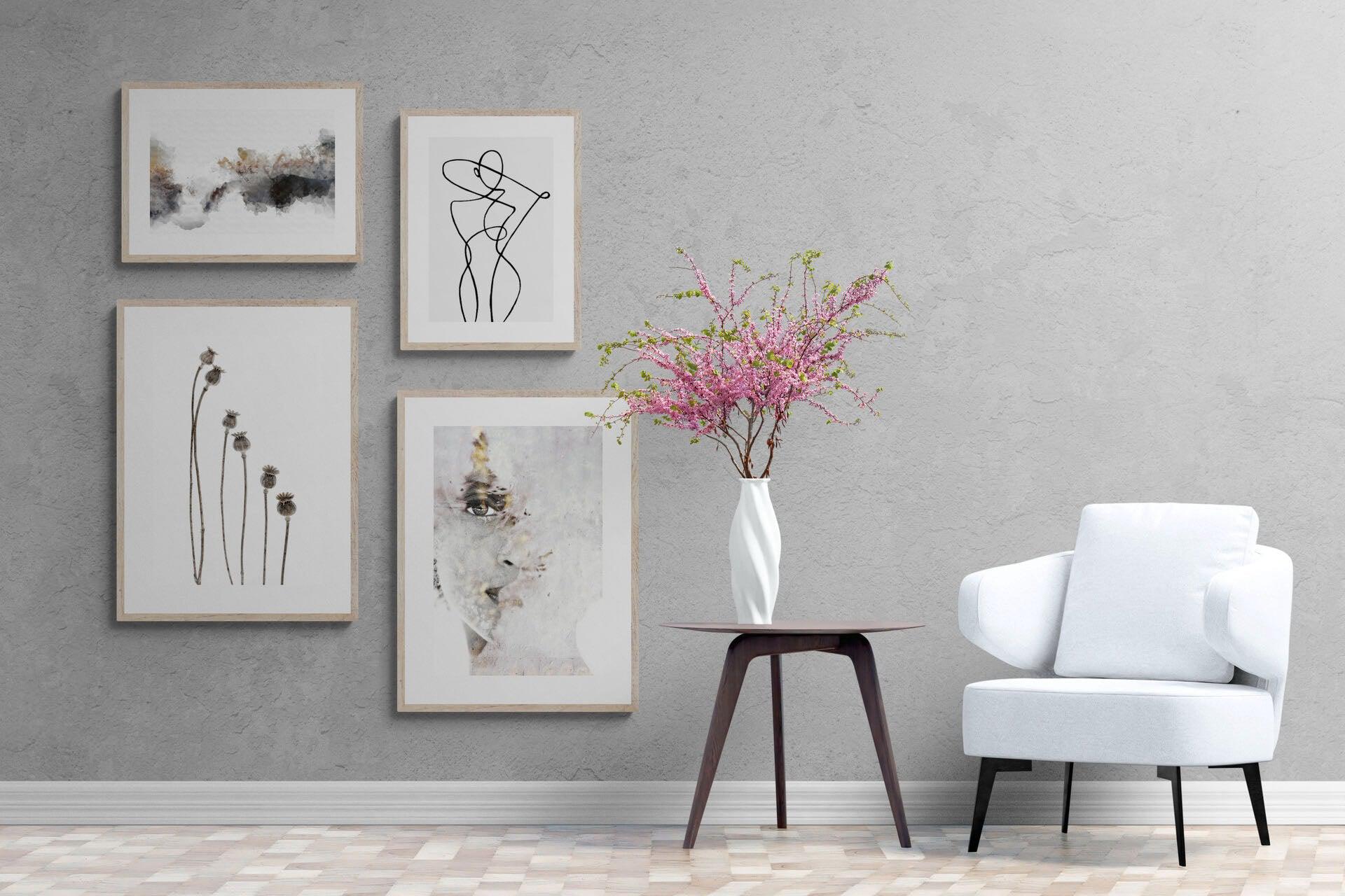 Raw Beauty Gallery Wall Set-Wall_Art-Framed Print-Wood-Pixalot